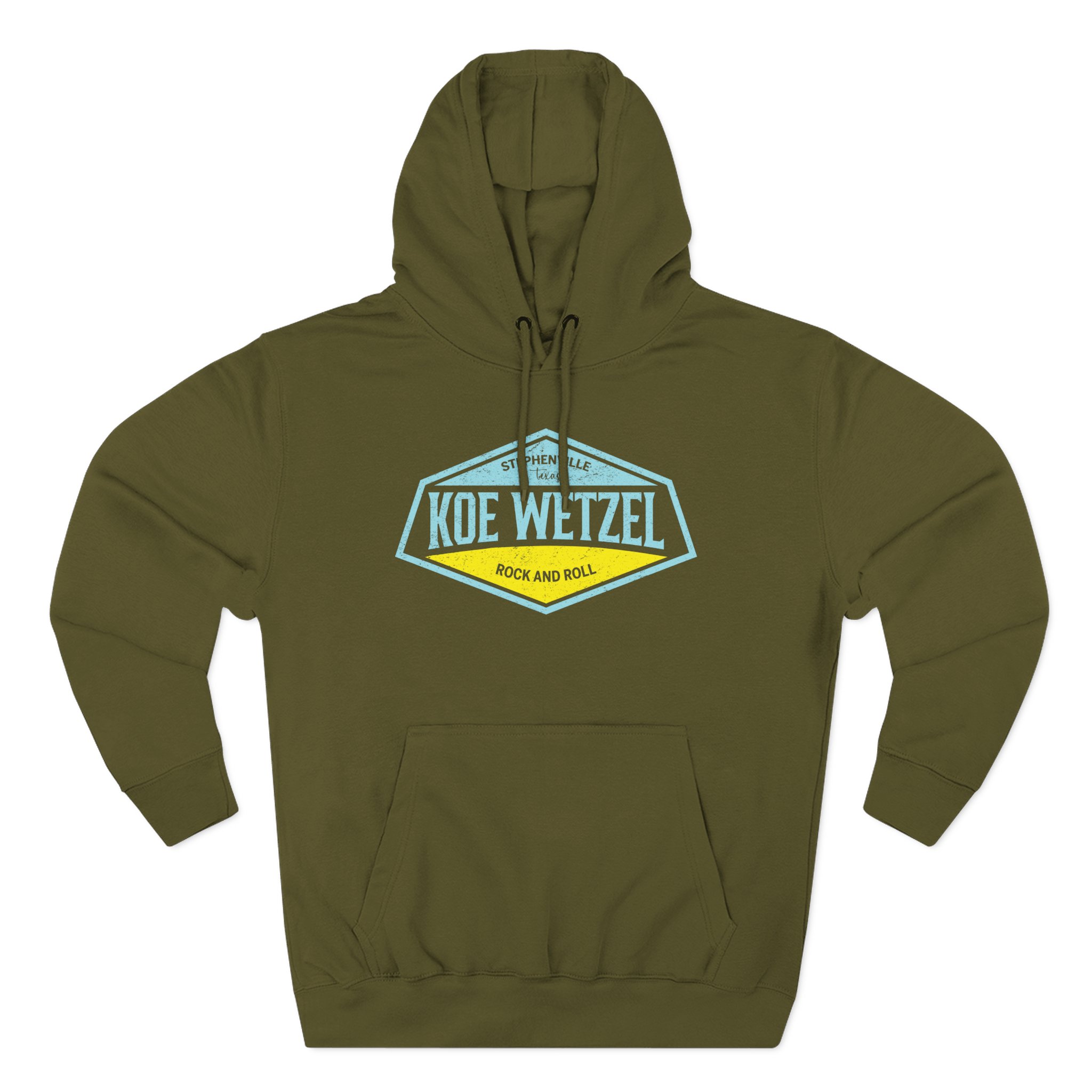 Koe Wetzel Stephenville Rock & Roll Three-Panel Fleece Hoodie