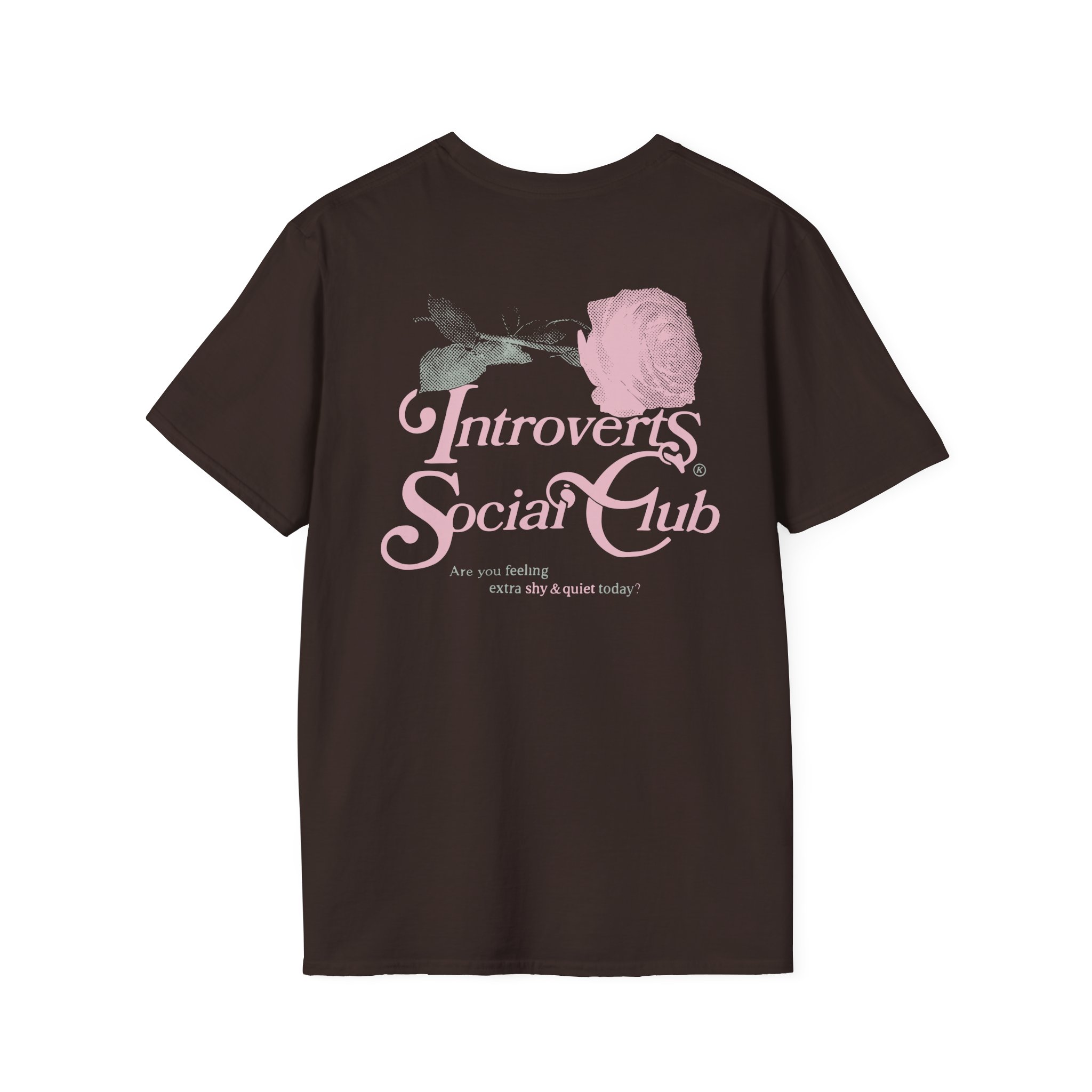 Kallmekris Introverts Social Club Unisex Softstyle T-Shirt