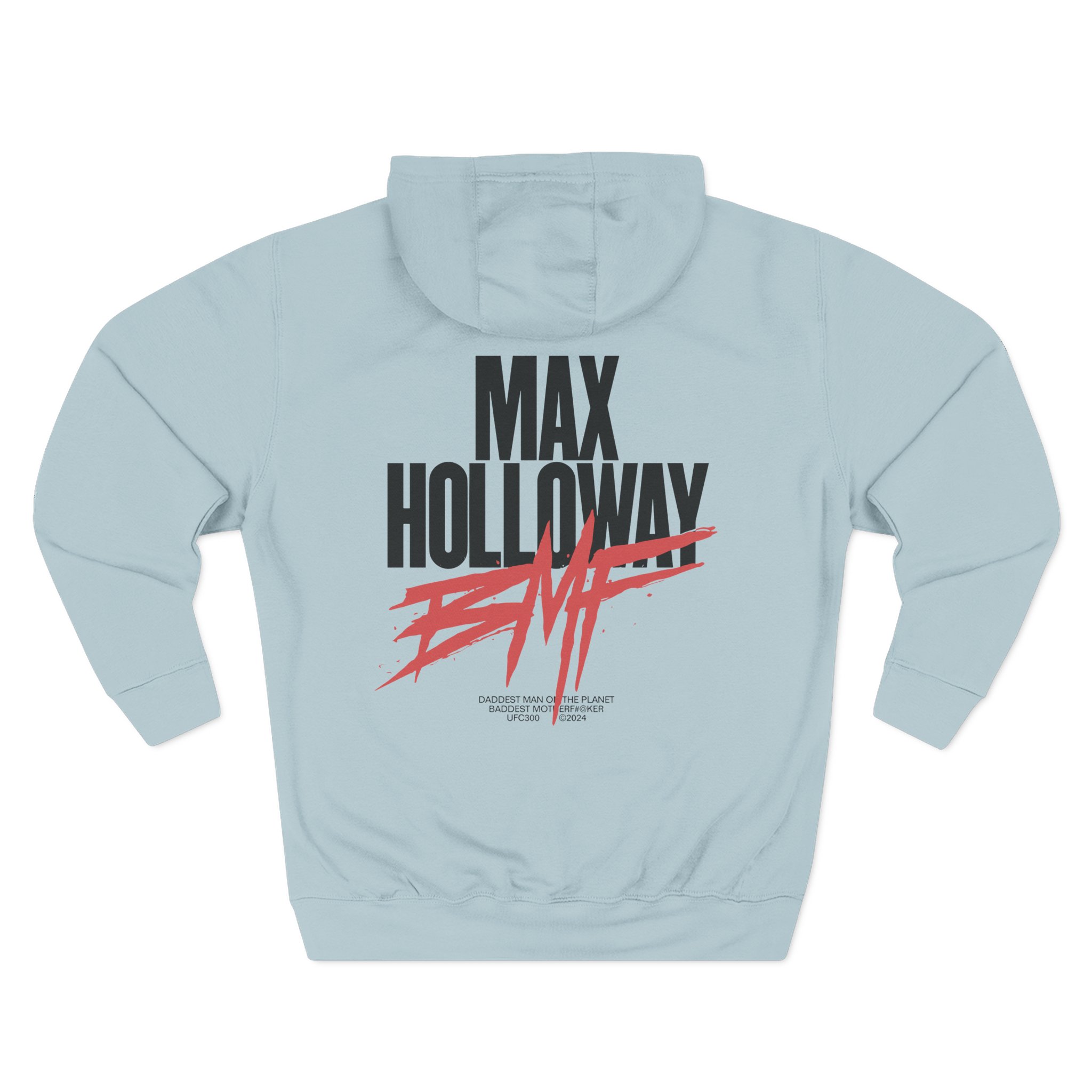 Max Holloway Dmp/bmf Three-Panel Fleece Hoodie