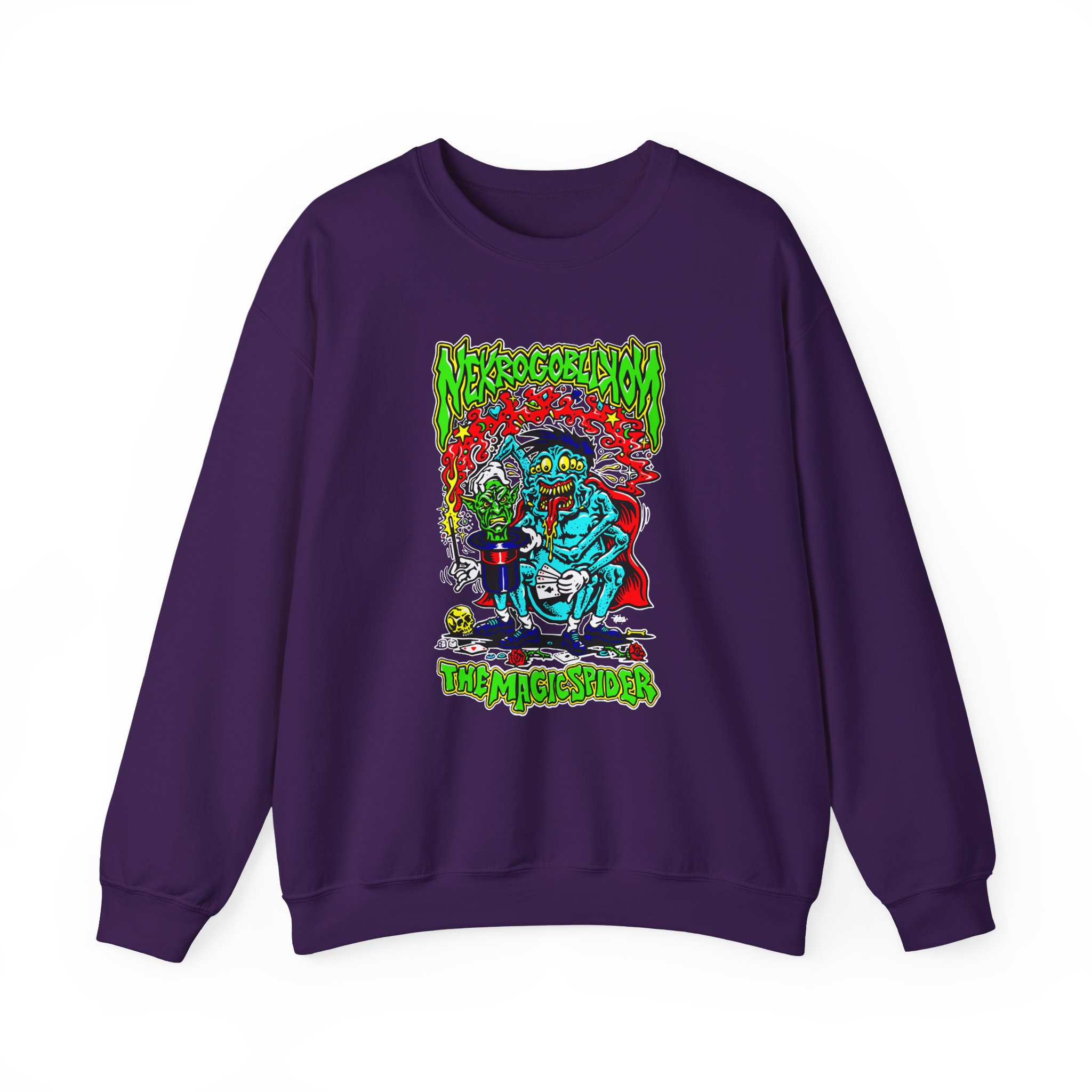 Nekrogoblikon the Magicspider Unisex Heavy Blendâ„¢ Crewneck Sweatshirt