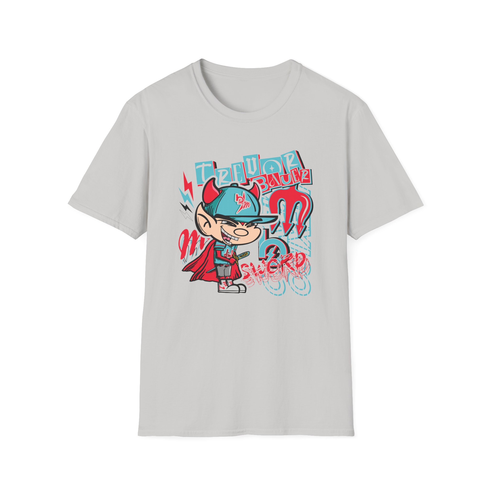Trevor Bauer Diablo's Cartoon Unisex Softstyle T-Shirt