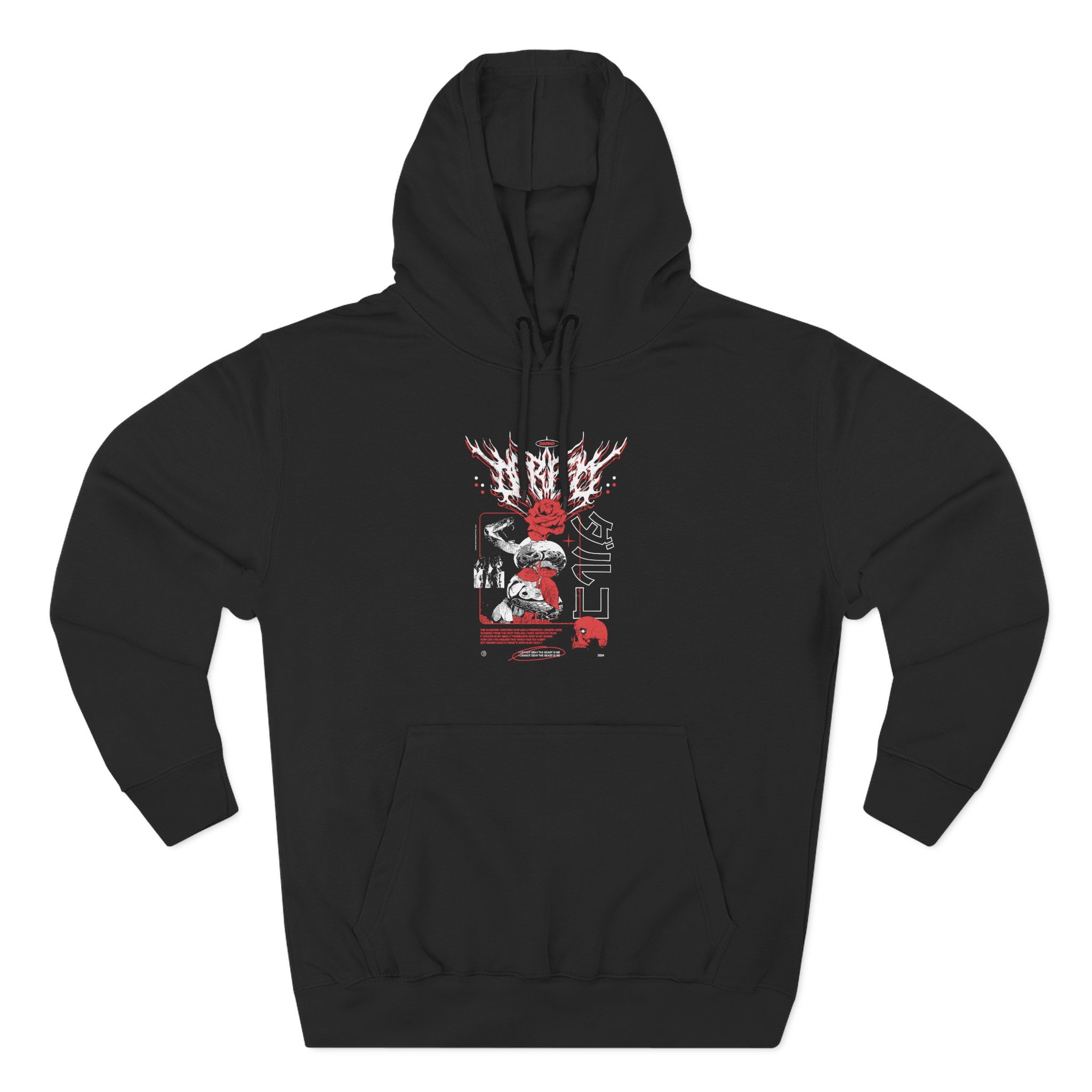 Darko Raffle Three-Panel Fleece Hoodie