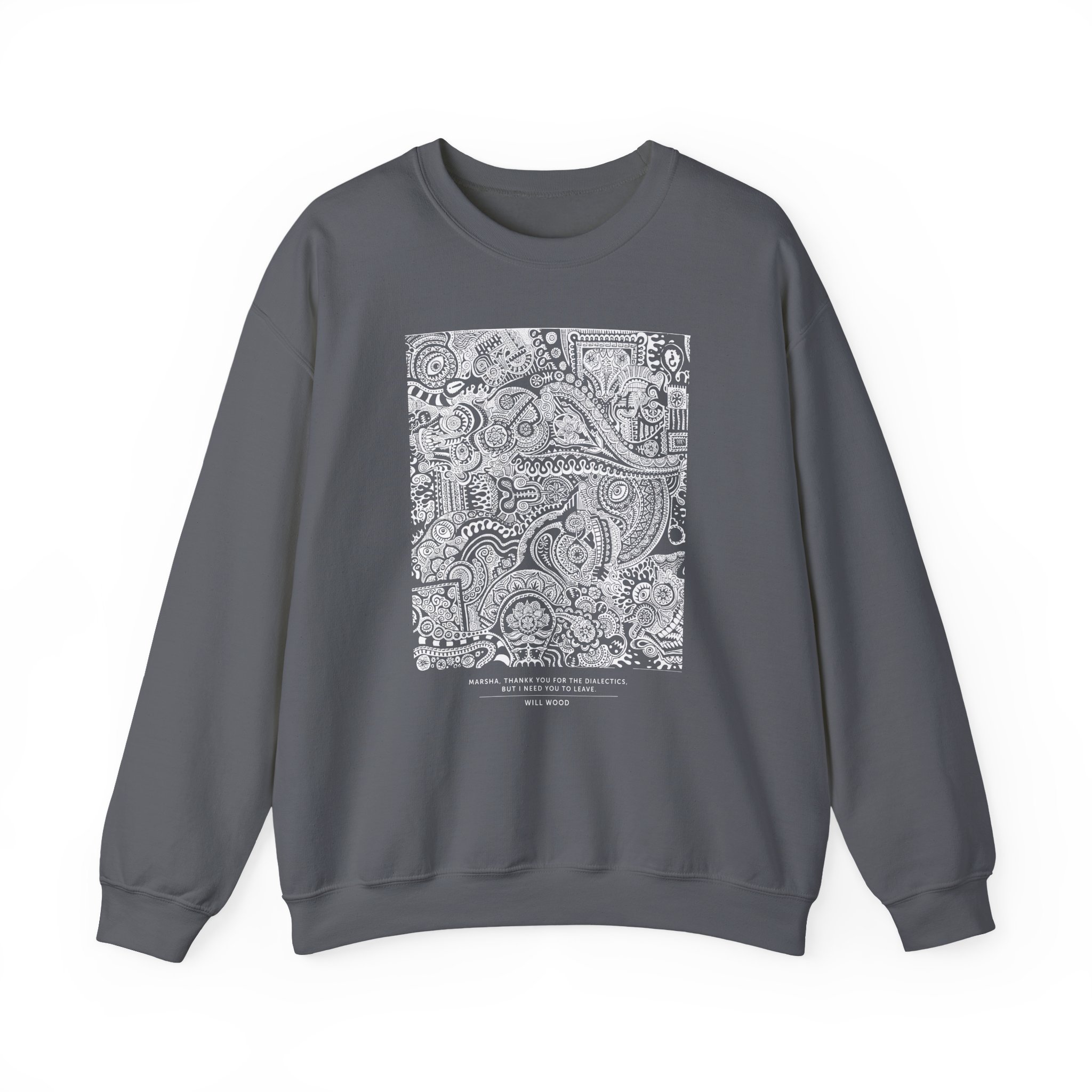 Will Wood Marsha, Thankk You... Unisex Heavy Blendâ„¢ Crewneck Sweatshirt