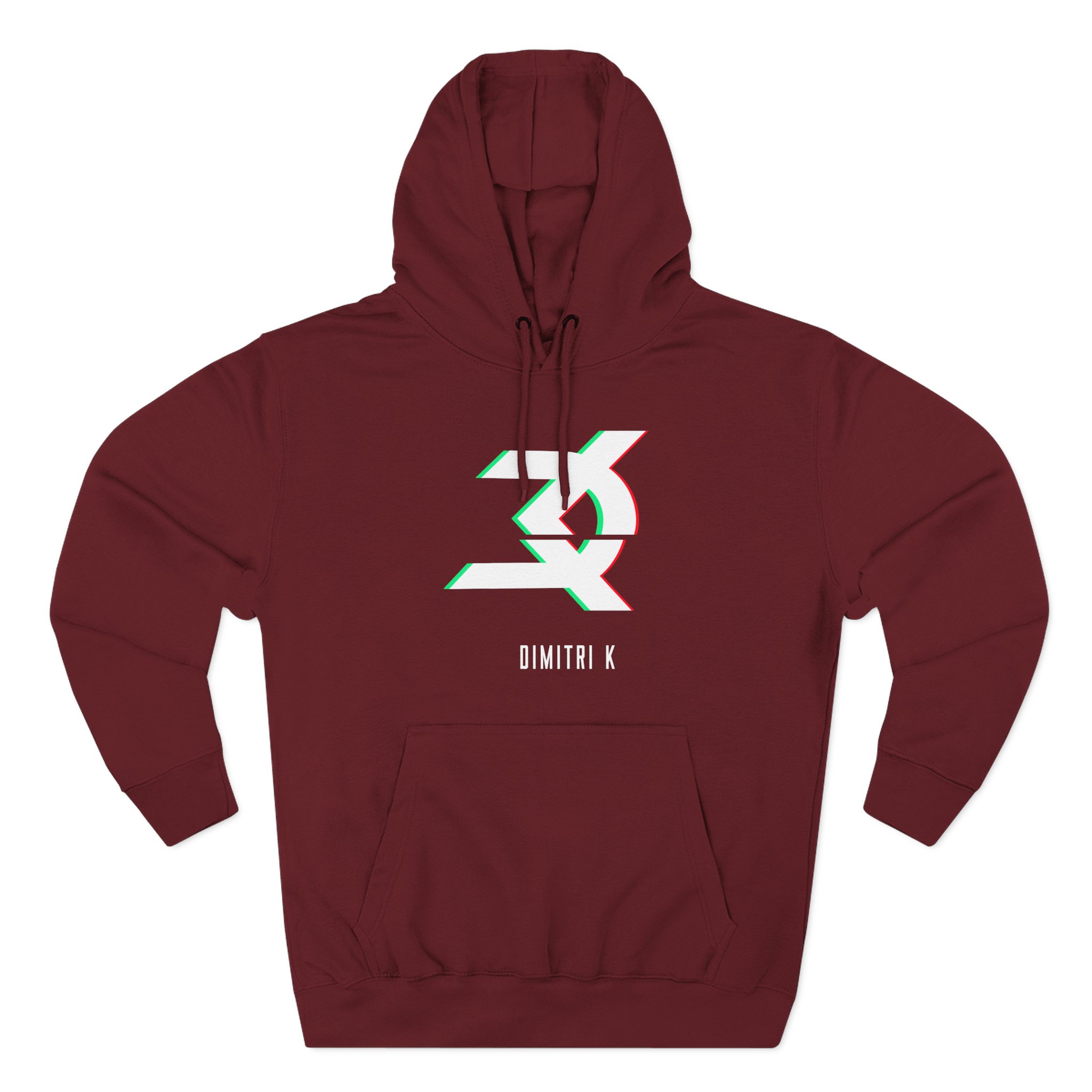 Dimitri K Three-Panel Fleece Hoodie