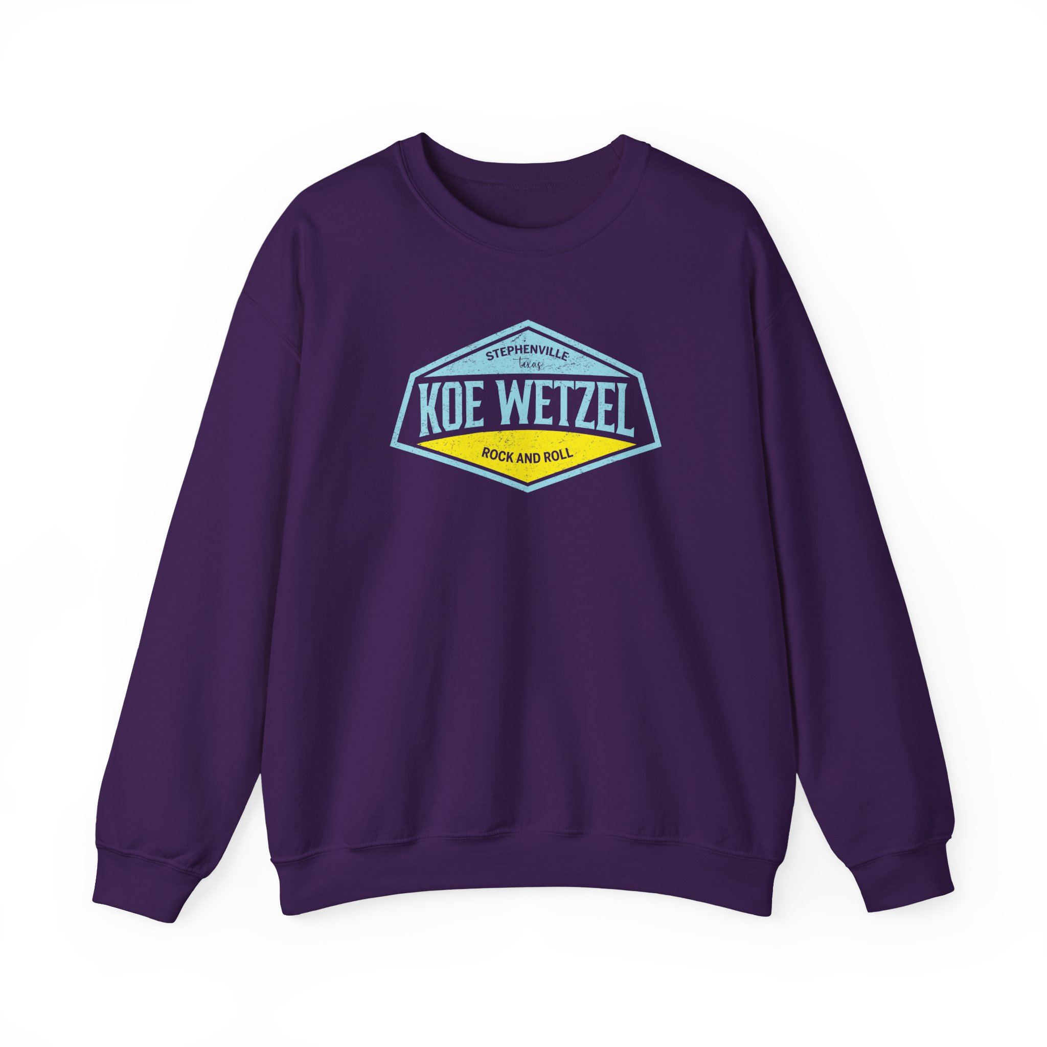 Koe Wetzel Stephenville Rock & Roll Unisex Heavy Blendâ„¢ Crewneck Sweatshirt