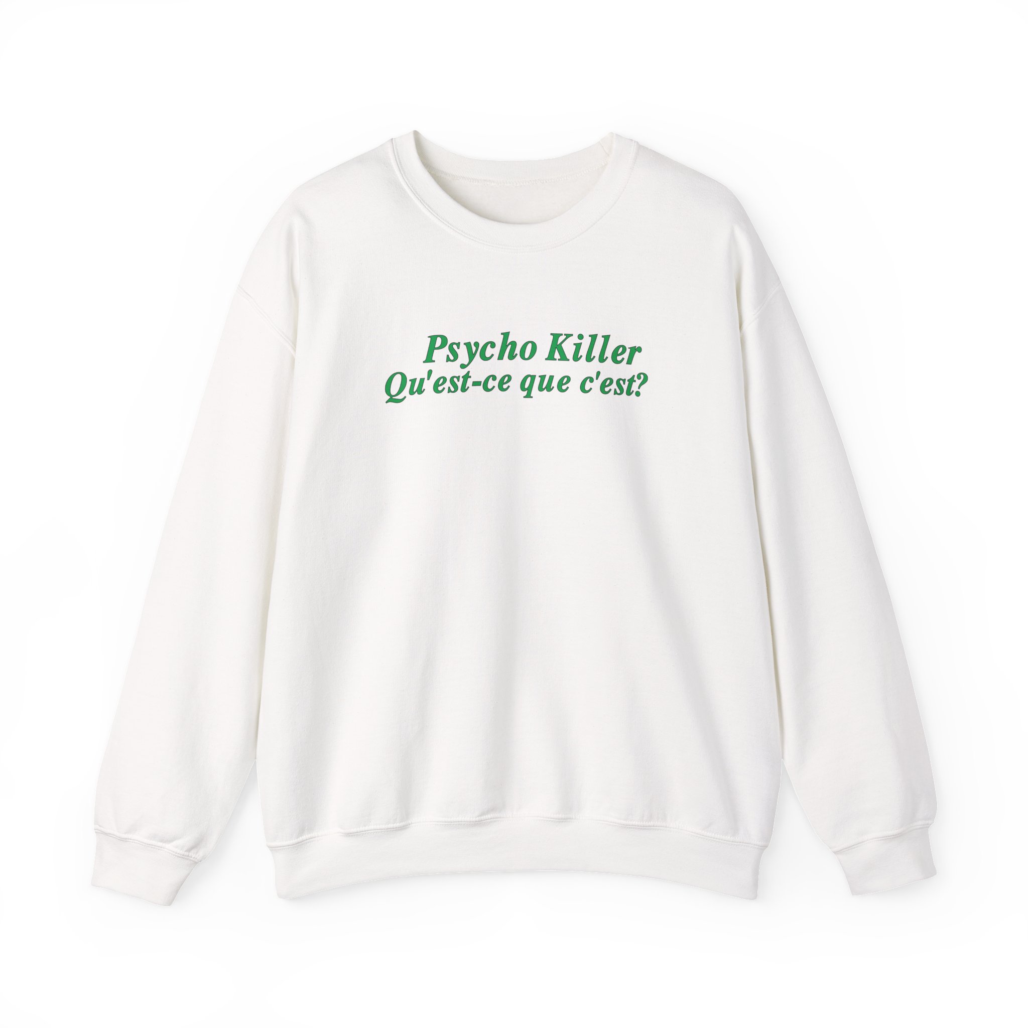Miley Cyrus Talking Heads X Miley Psycho Killer Unisex Heavy Blendâ„¢ Crewneck Sweatshirt