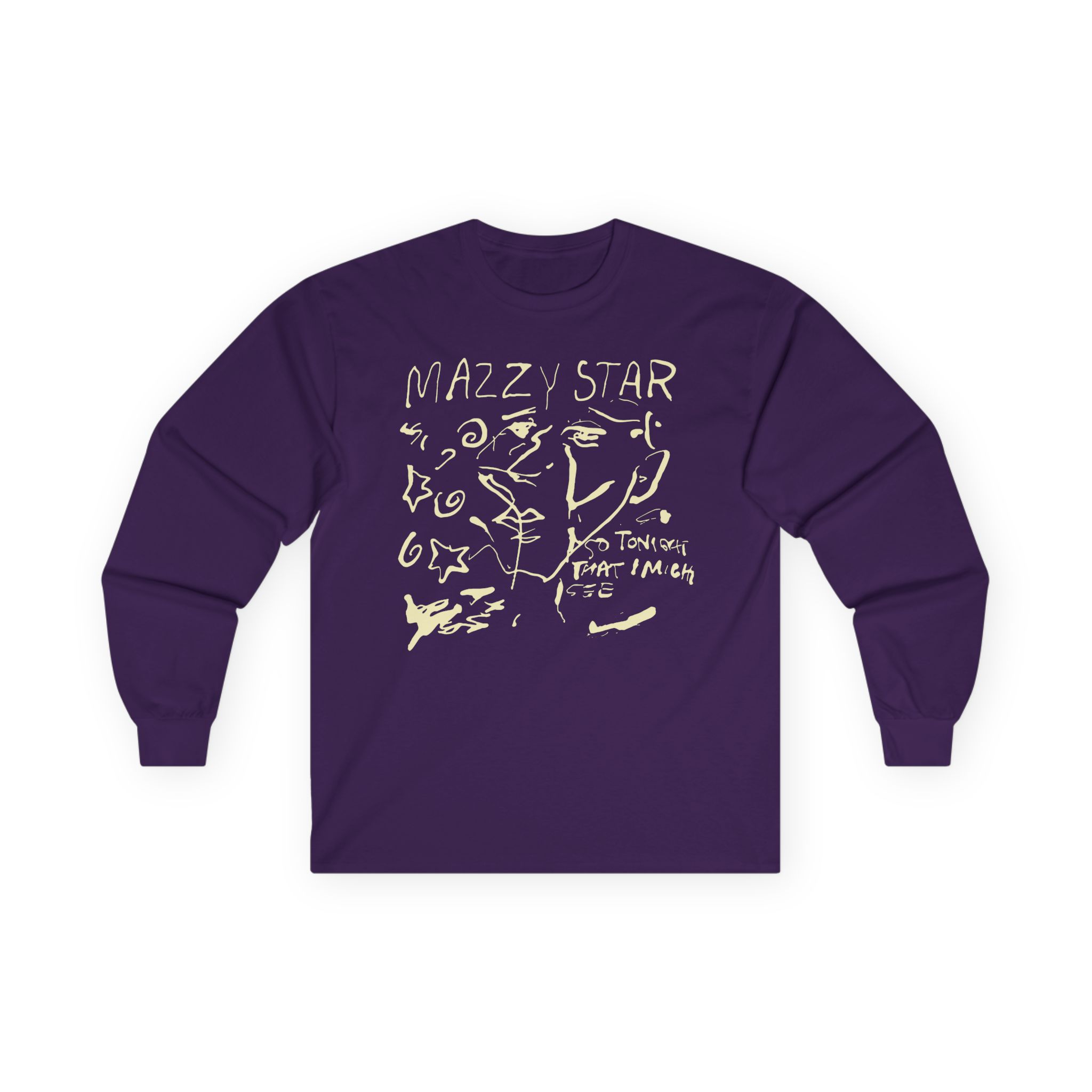 Binchtopia Max Wearing Mazzy Star 90s Unisex Ultra Cotton Long Sleeve Tee