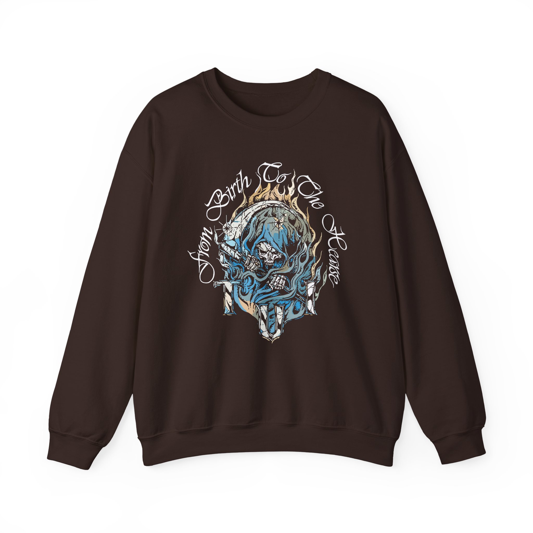 Trapped Under Ice Birth to Hearse Unisex Heavy Blend Crewneck Sweatshir
