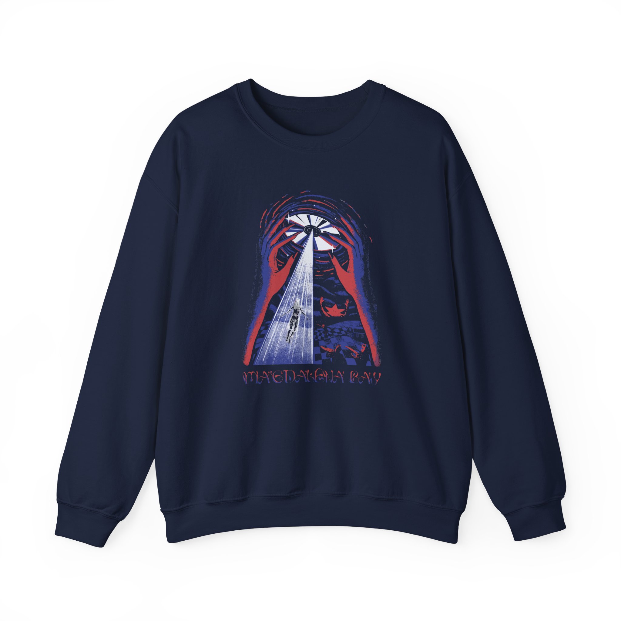 Magdalena Bay Lightbeam Unisex Heavy Blendâ„¢ Crewneck Sweatshirt