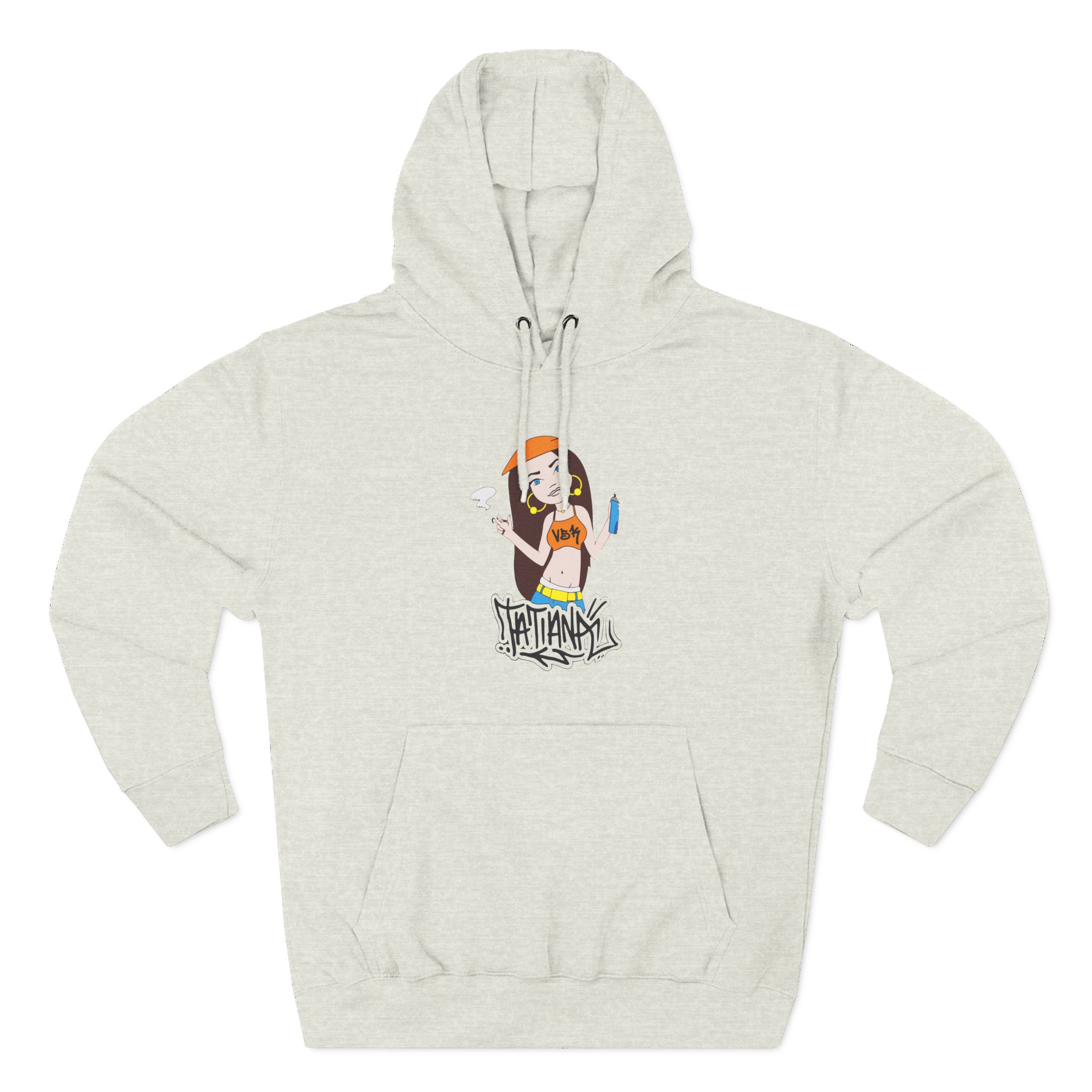 Kiz Tatiana Three-Panel Fleece Hoodie