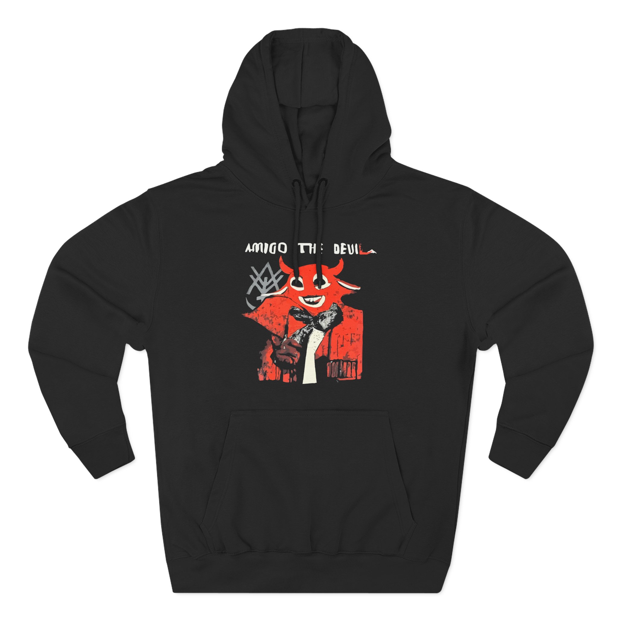 Amigo the Devil Seal the Deal Three-Panel Fleece Hoodie