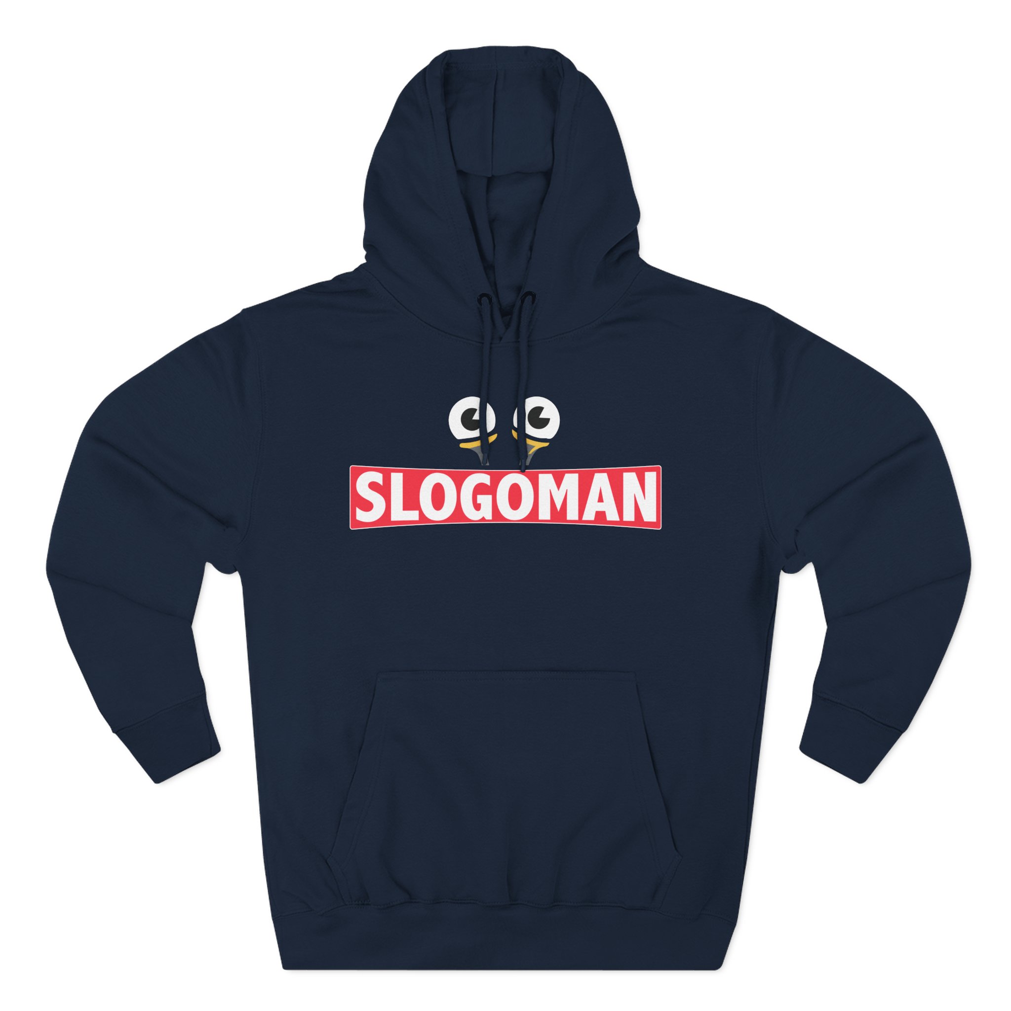 Slogoman Three-Panel Fleece Hoodie