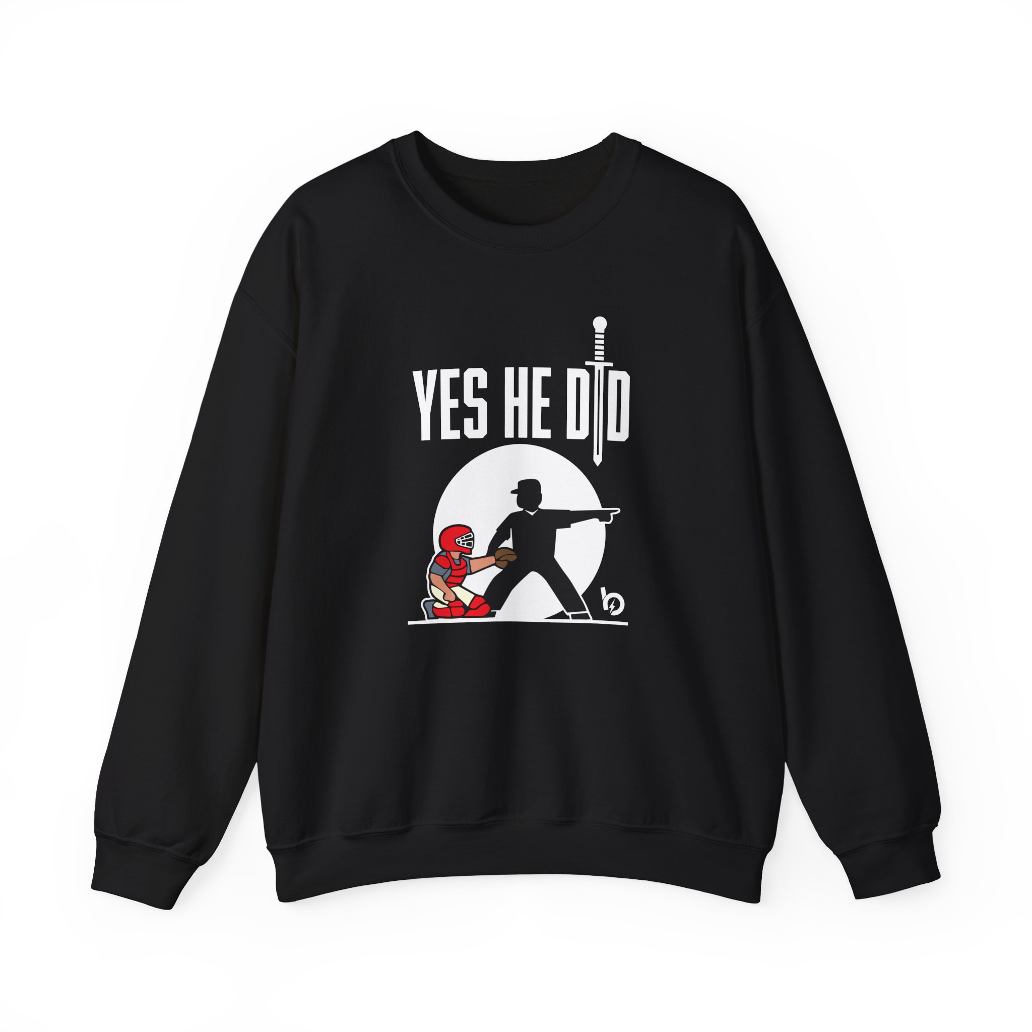Trevor Bauer Yes He Did Unisex Heavy Blendâ„¢ Crewneck Sweatshirt