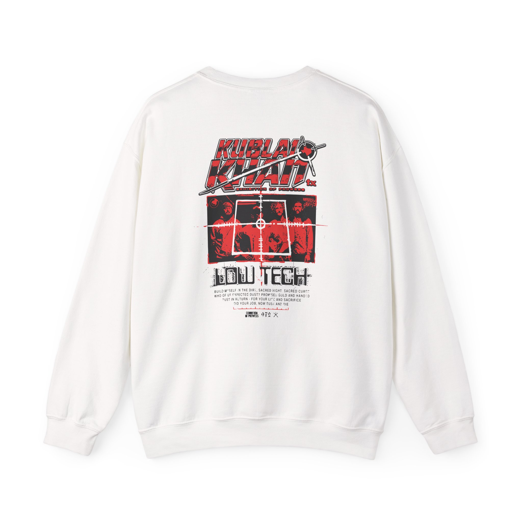 Kublai Khan Low Tech Unisex Heavy Blendâ„¢ Crewneck Sweatshirt