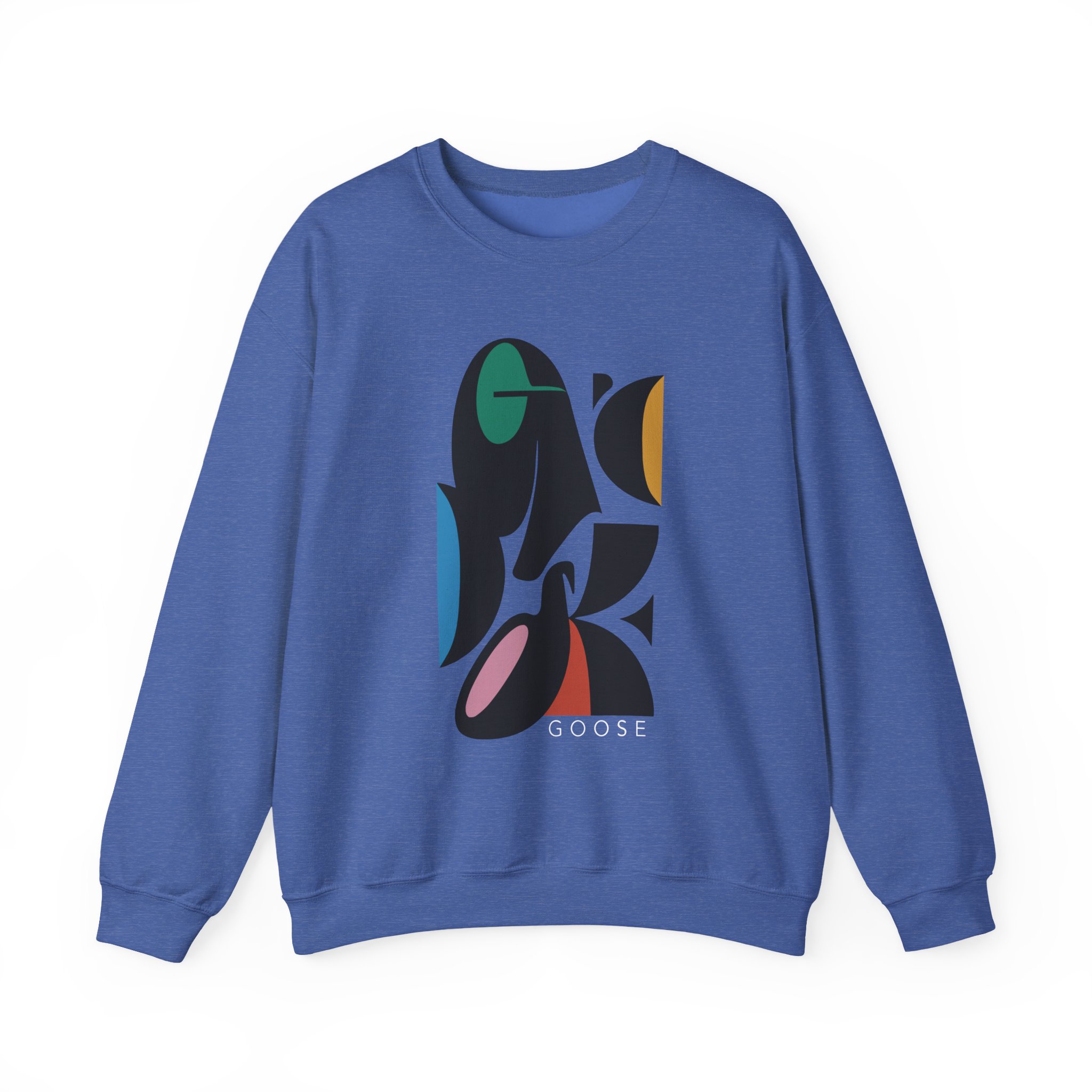 Goose Warp Spheres Unisex Heavy Blendâ„¢ Crewneck Sweatshirt