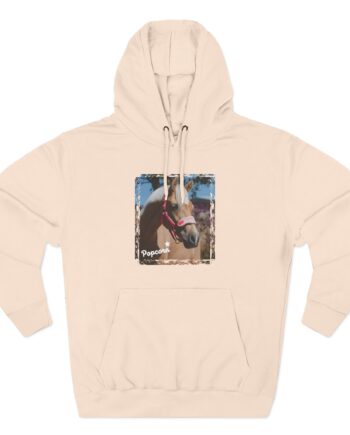 Harlow and Popcorn Three-Panel Fleece Hoodie