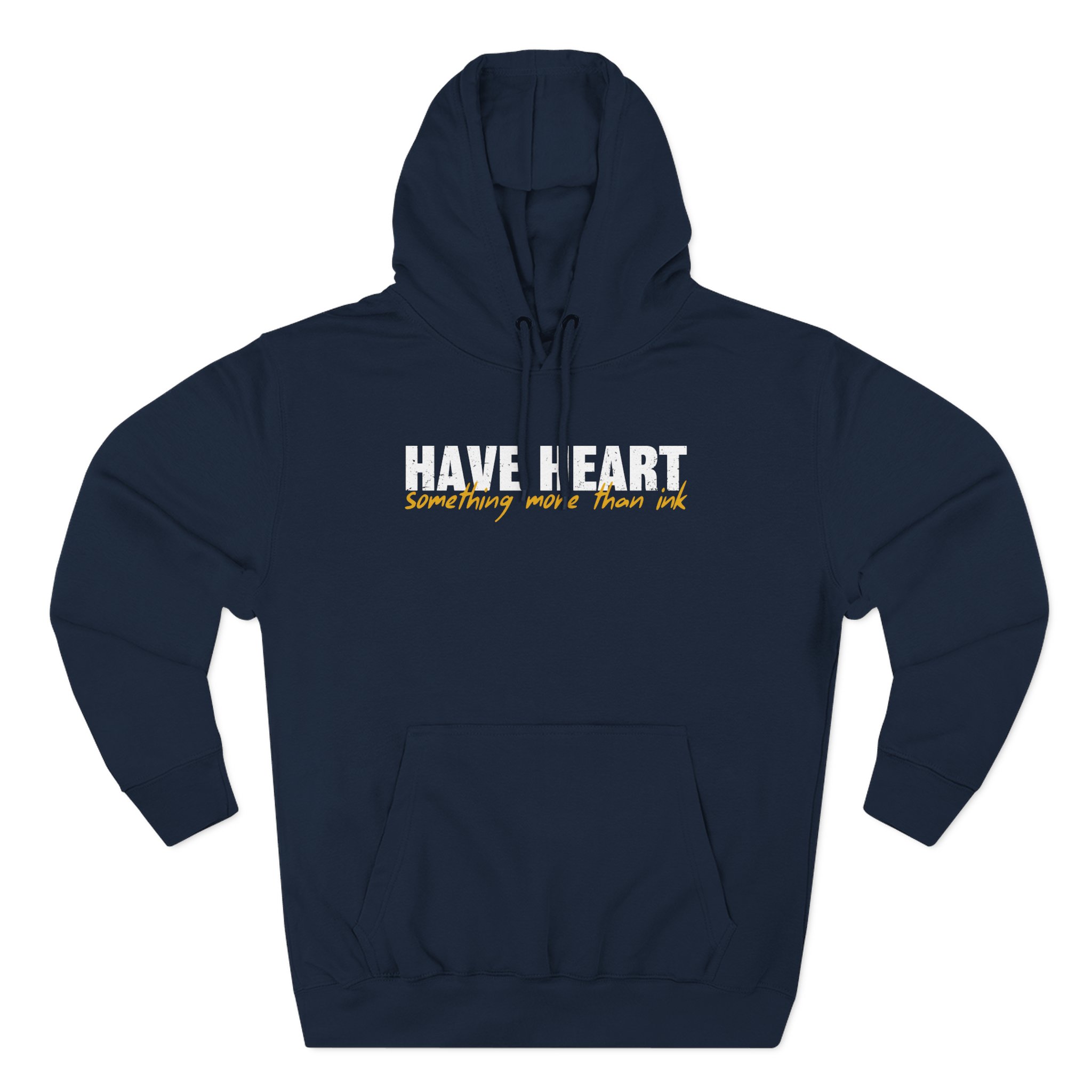 Have Heart Something More Than Ink Three-Panel Fleece Hoodie