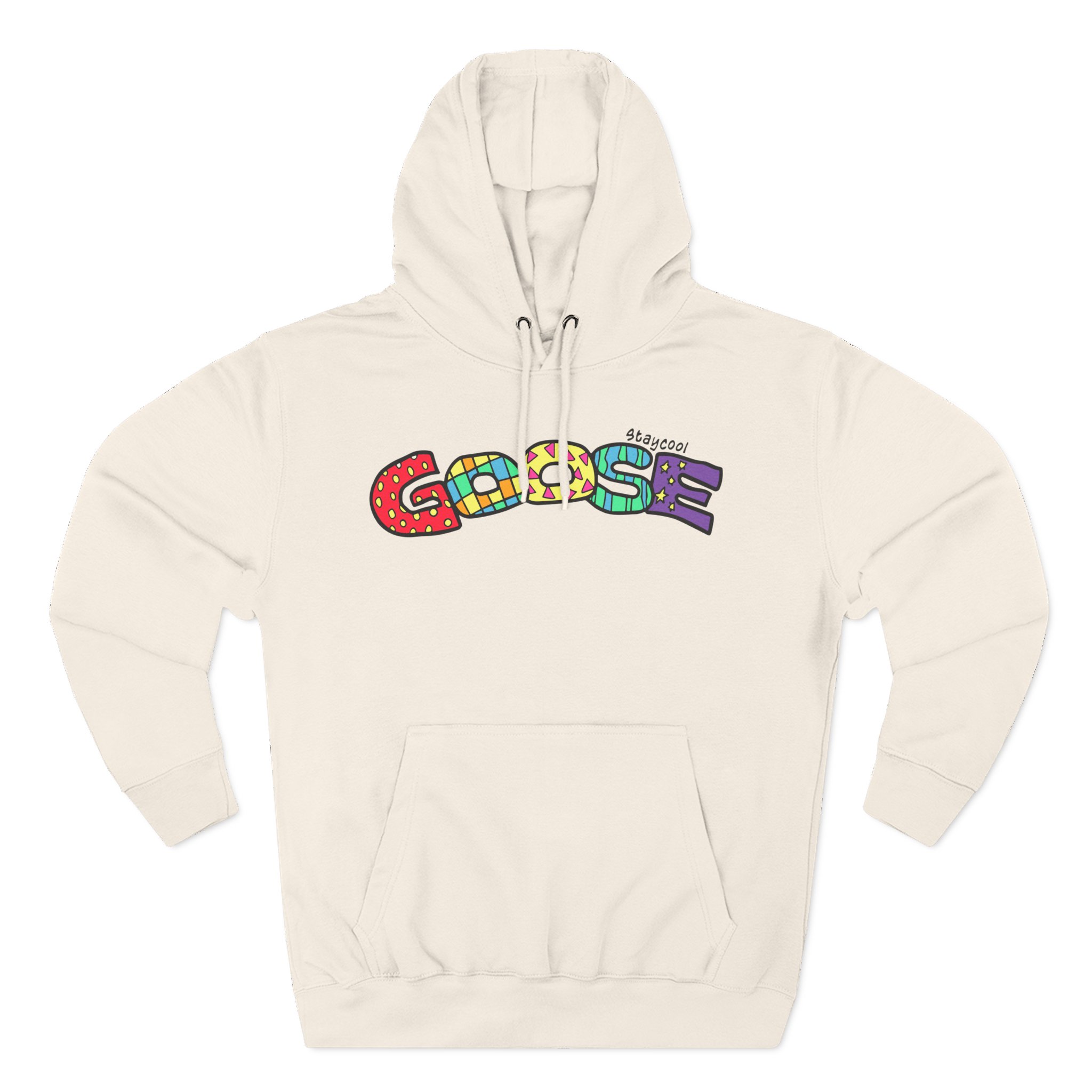 Goose x Staycool Rainbow Three-Panel Fleece Hoodie