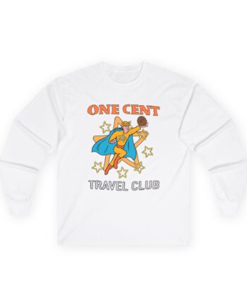 Ryan Trahan One Cent Adventure Awaits Travel Club Unisex Ultra Cotton Long Sleeve Tee