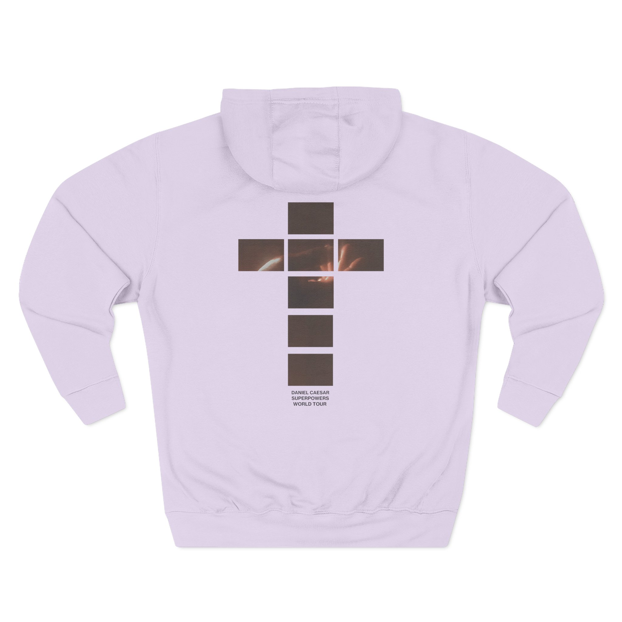 Daniel Caesar Superpowers World Tour Three-Panel Fleece Hoodie