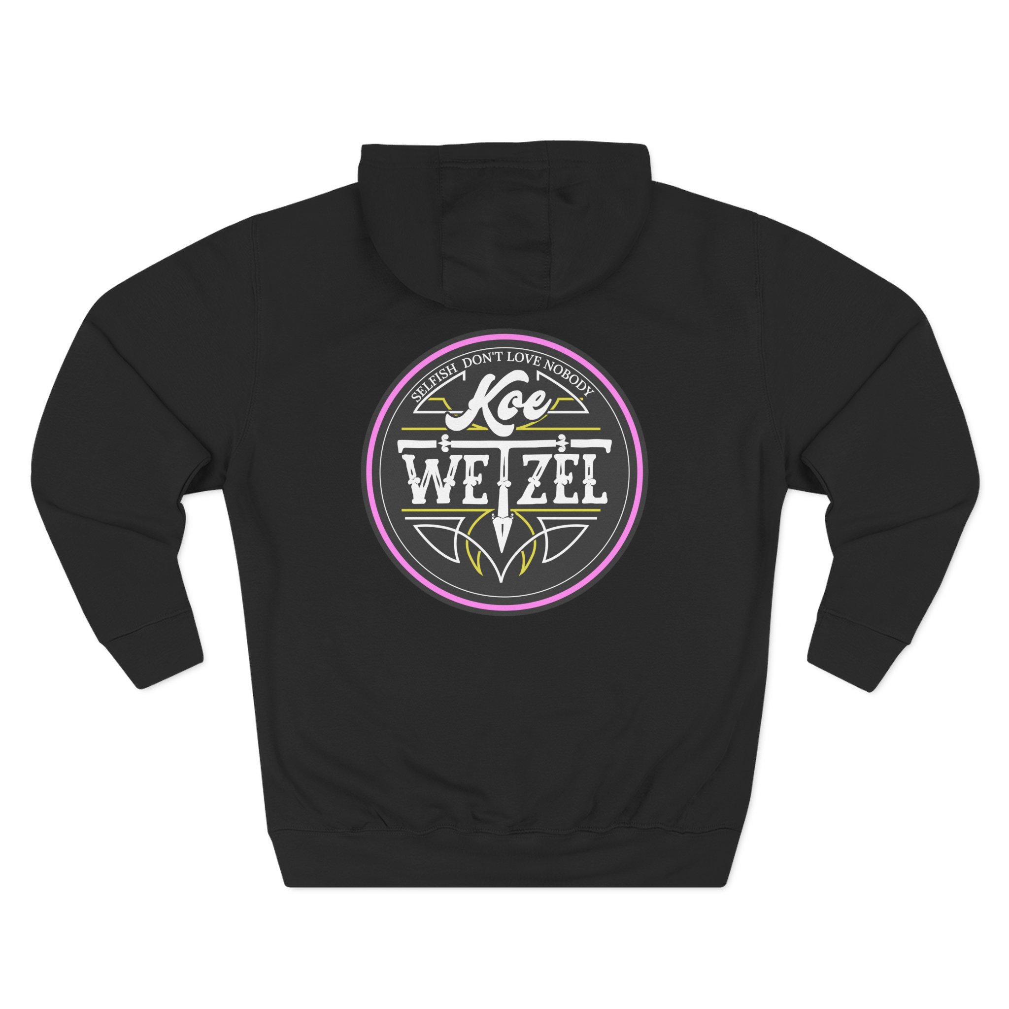 Koe Wetzel Three-Panel Fleece Hoodie