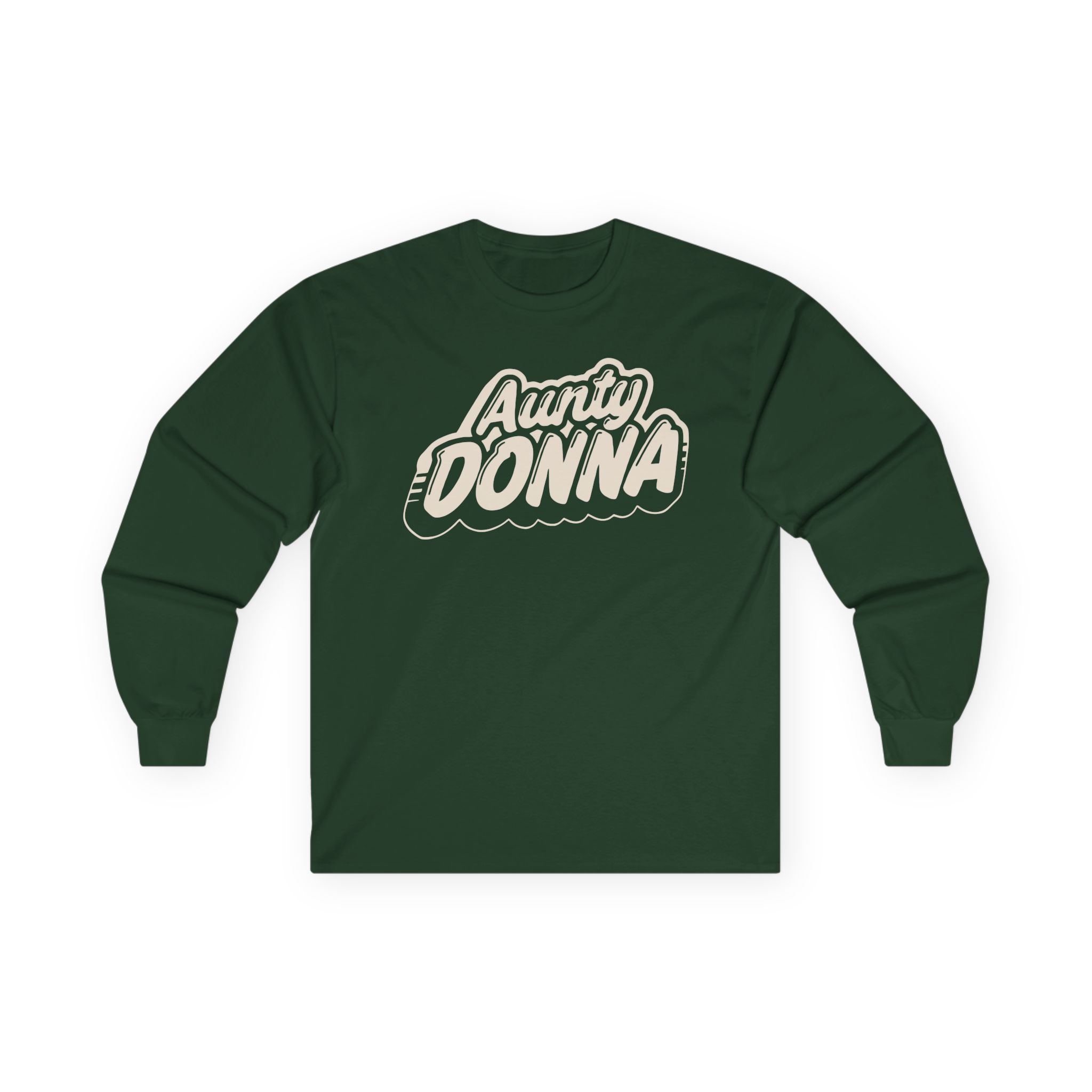 Aunty Donna Bubble Logo Unisex Ultra Cotton Long Sleeve Tee
