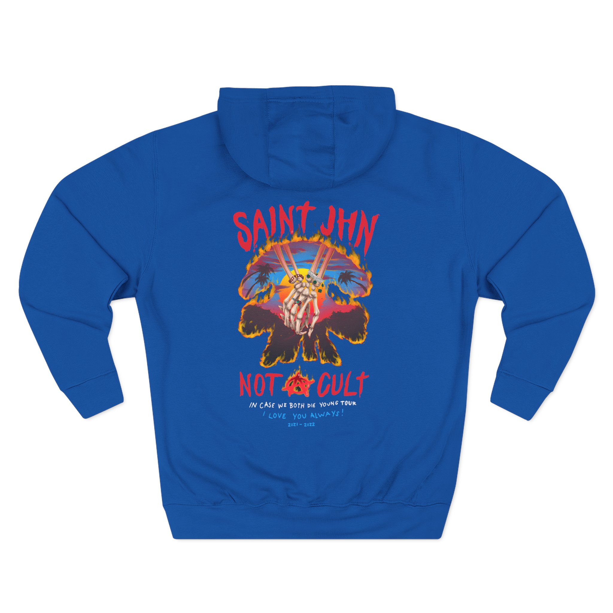 Saint Jhn Horse Stampede Three-Panel Fleece Hoodie