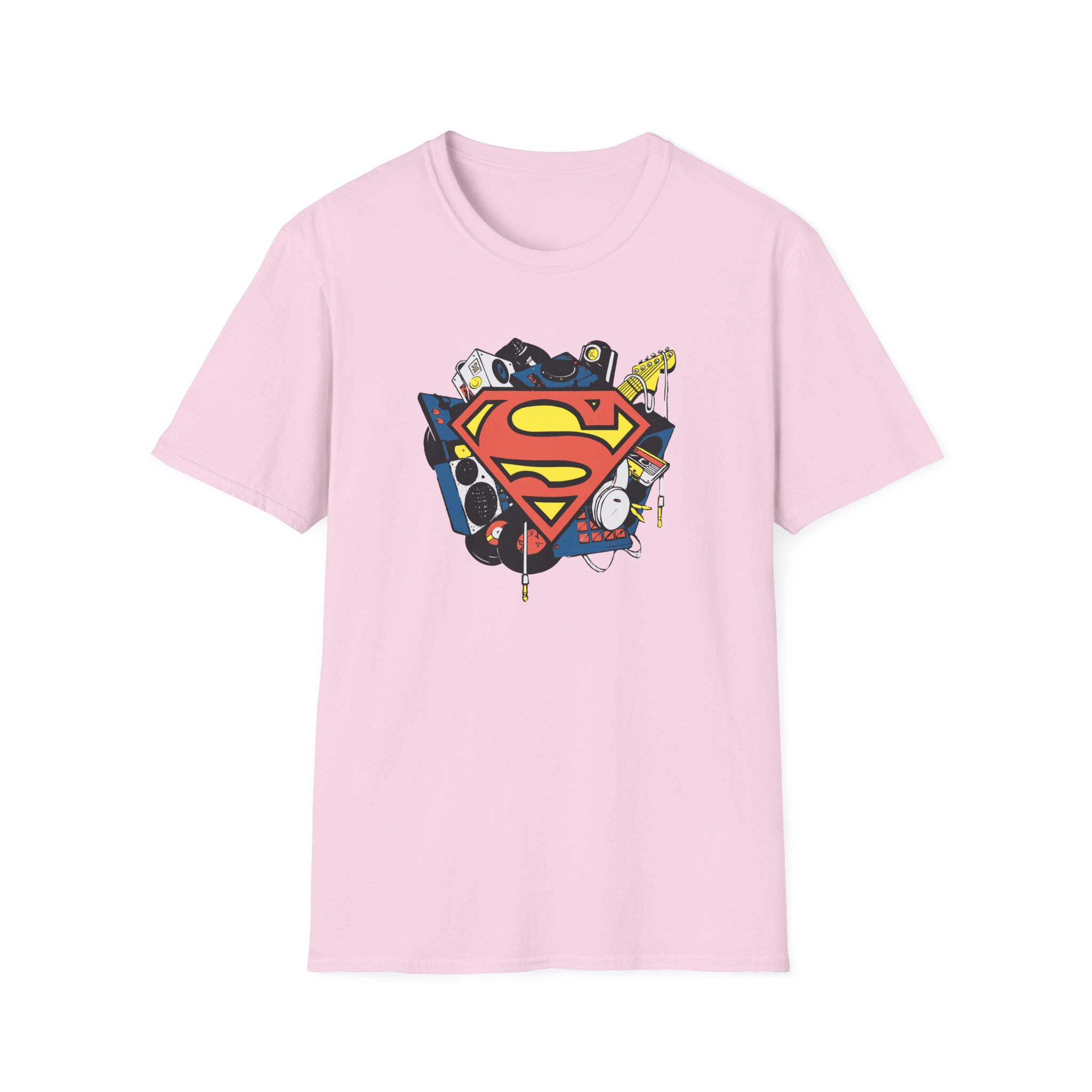 Kaskade X Superman Musician Unisex Softstyle T-Shirt