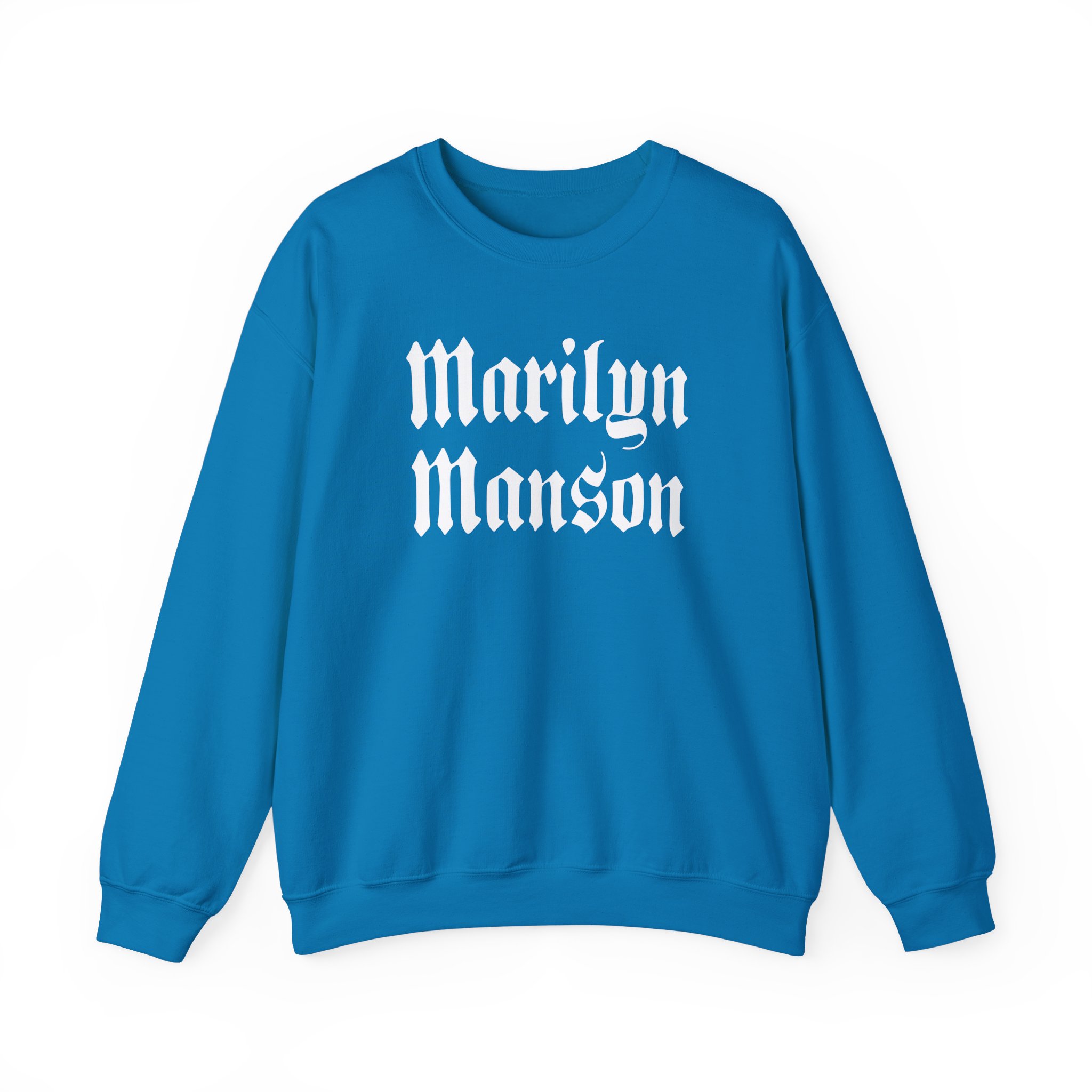 Marilyn Manson Goth Logo Unisex Heavy Blendâ„¢ Crewneck Sweatshirt
