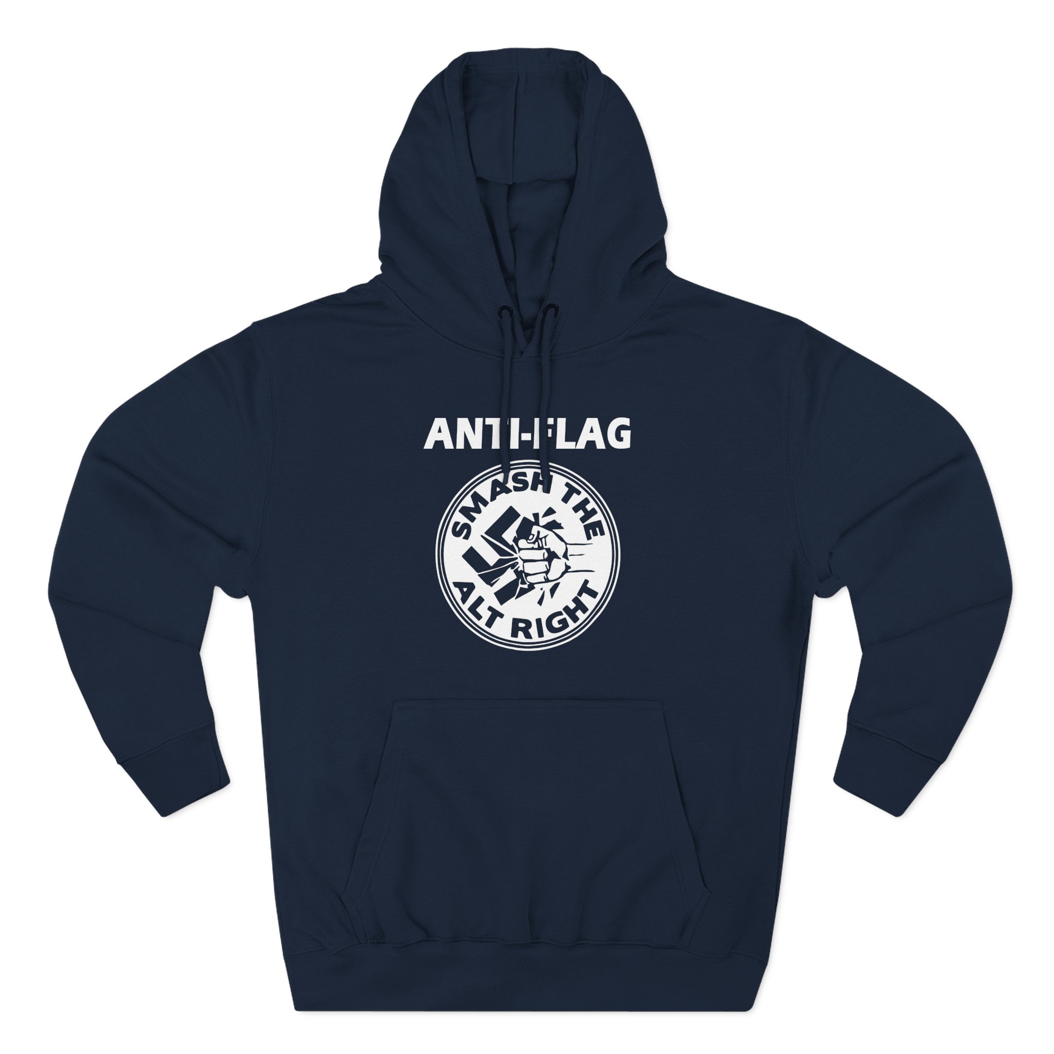 Anti Flag Smash the Alt Right Three-Panel Fleece Hoodie