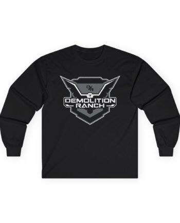 Demolition Ranch Monochrome Shield Unisex Ultra Cotton Long Sleeve Tee
