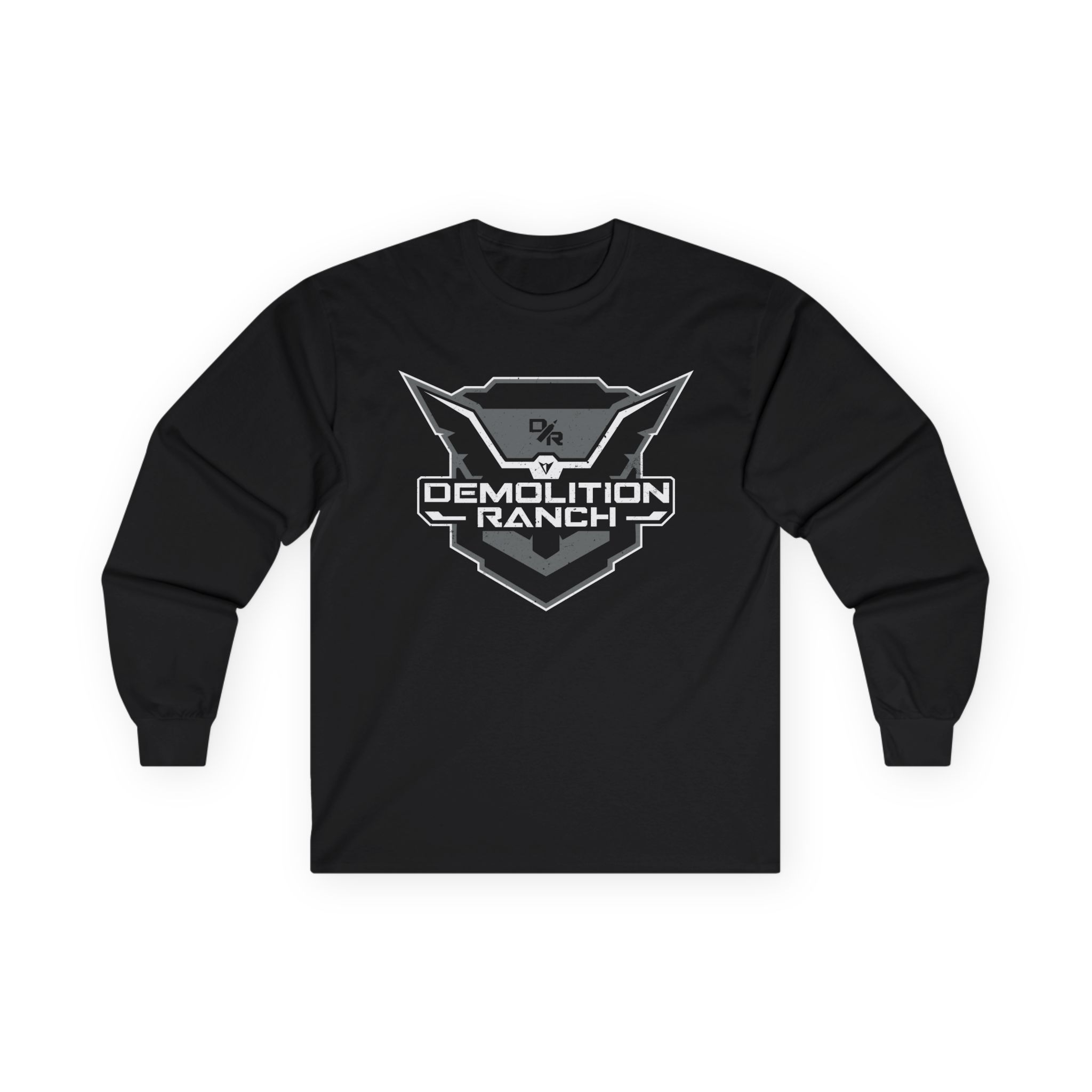Demolition Ranch Monochrome Shield Unisex Ultra Cotton Long Sleeve Tee