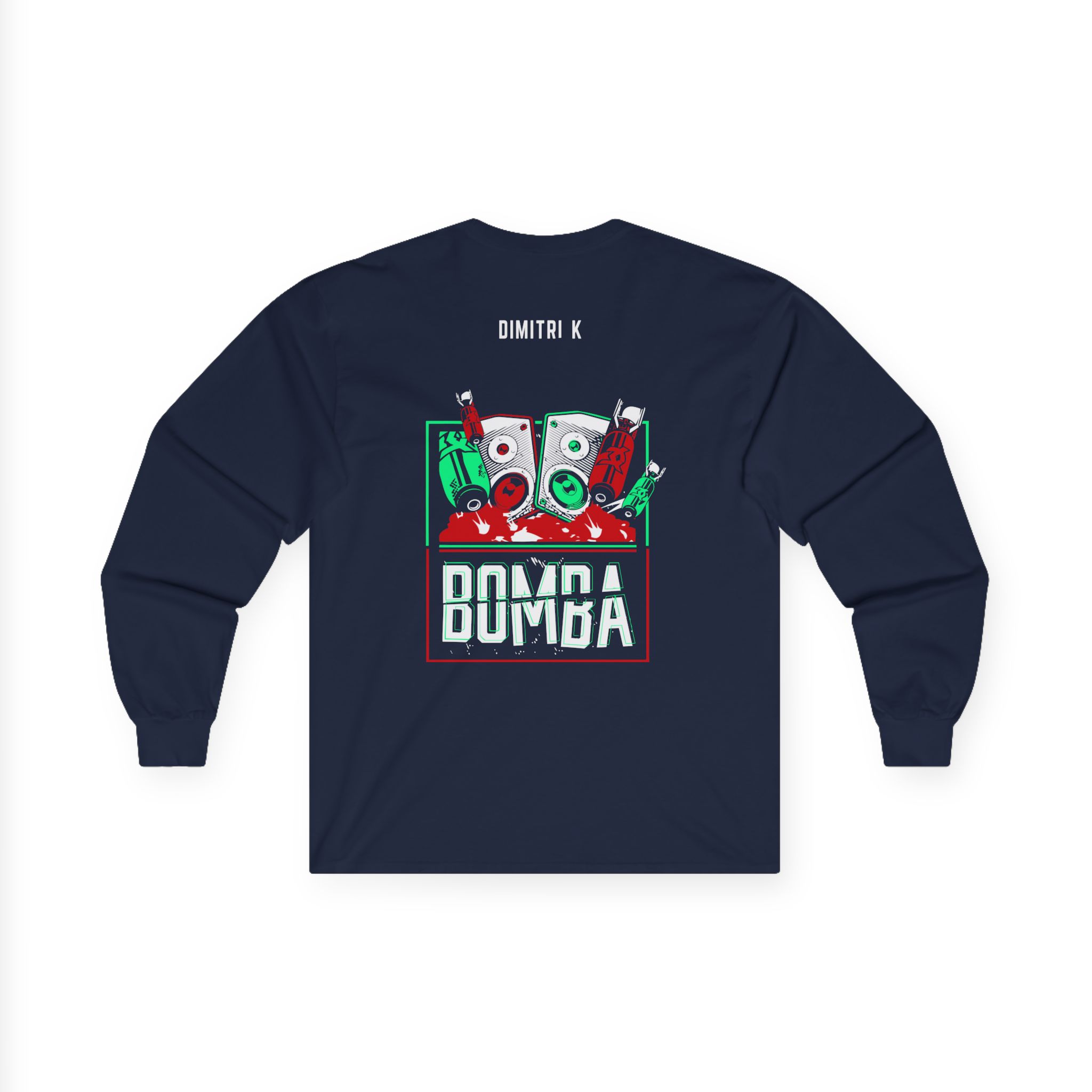 Dimitri K Bomba Unisex Ultra Cotton Long Sleeve Tee