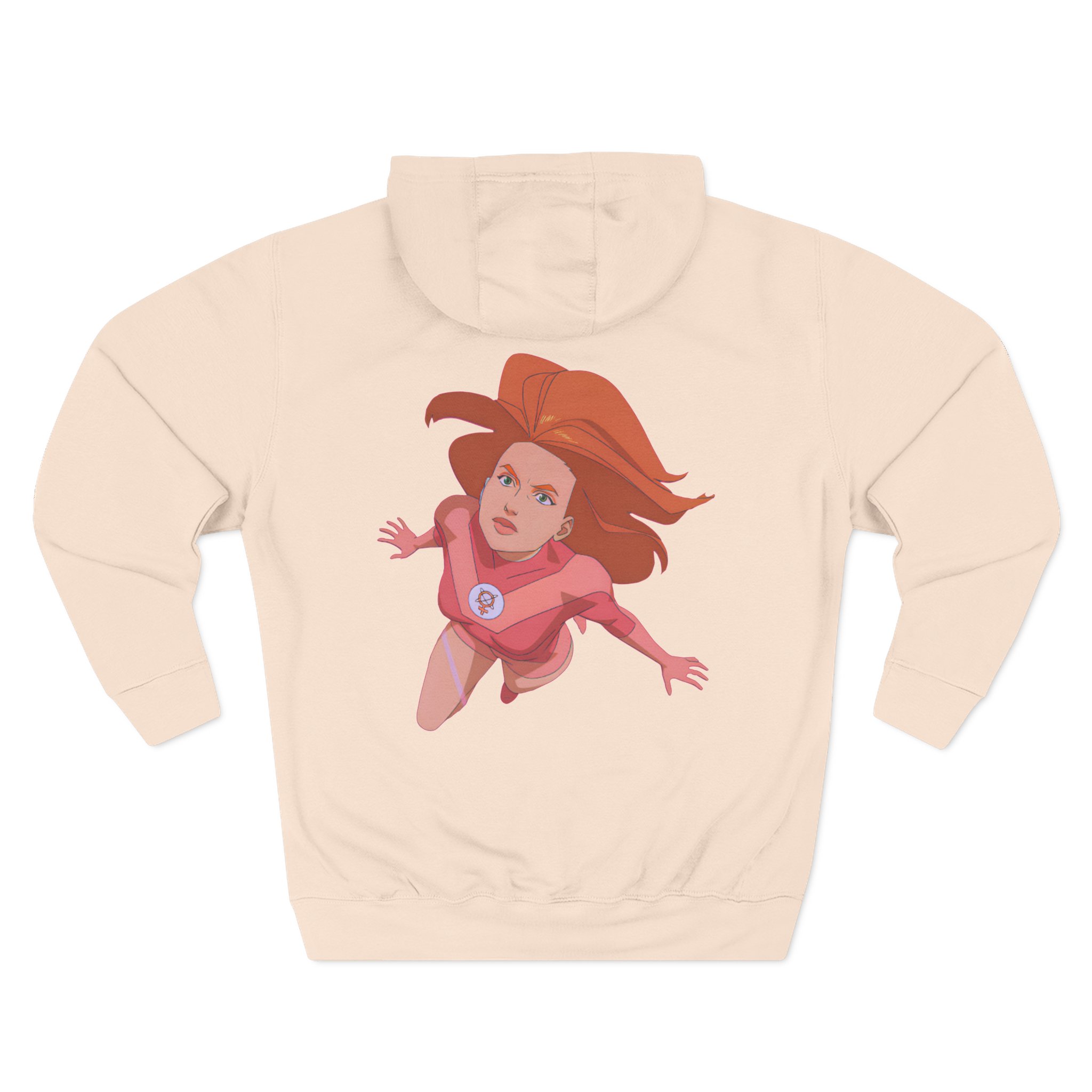 Samantha Eve Three-Panel Fleece Hoodie