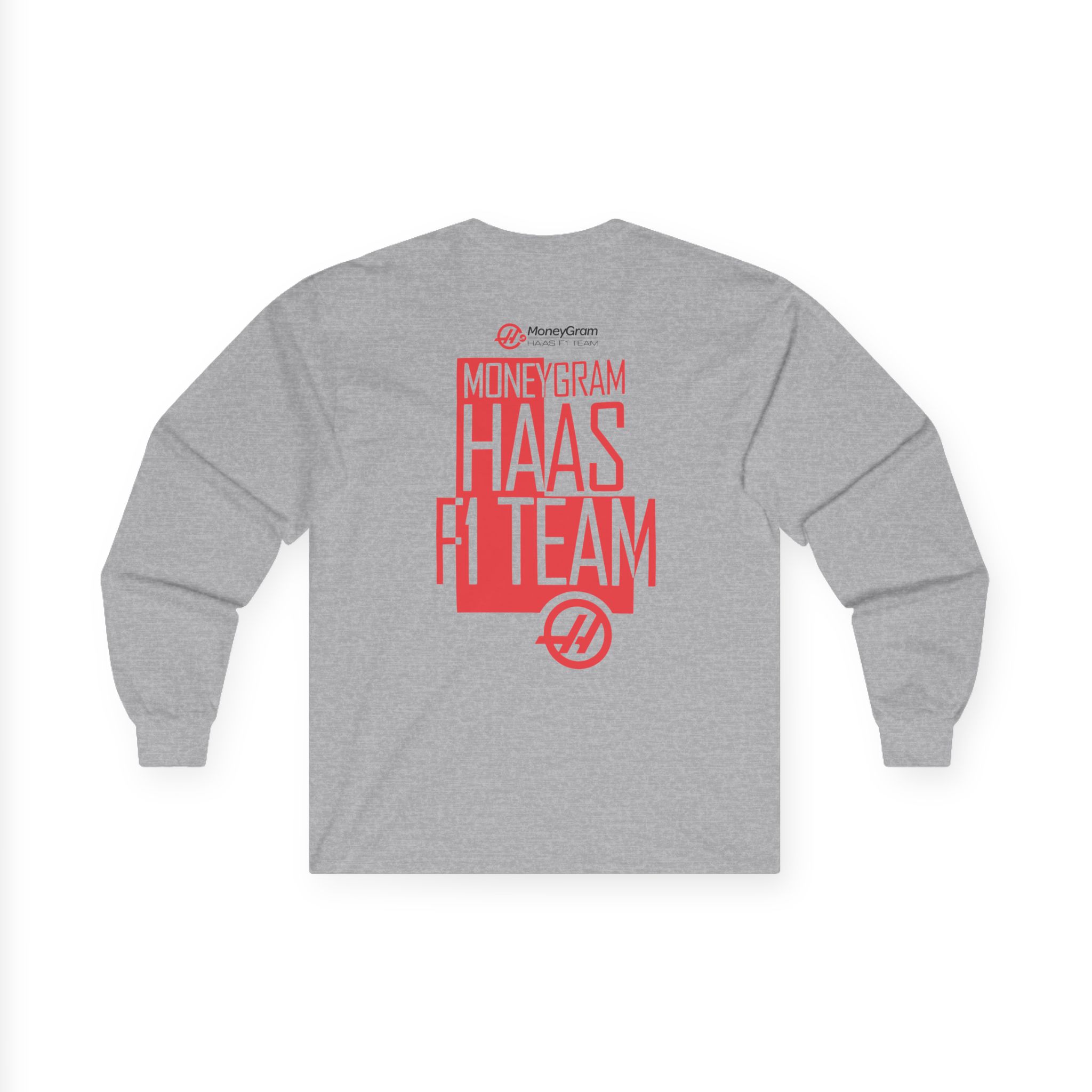 Haas F1 Color Block Unisex Ultra Cotton Long Sleeve Tee