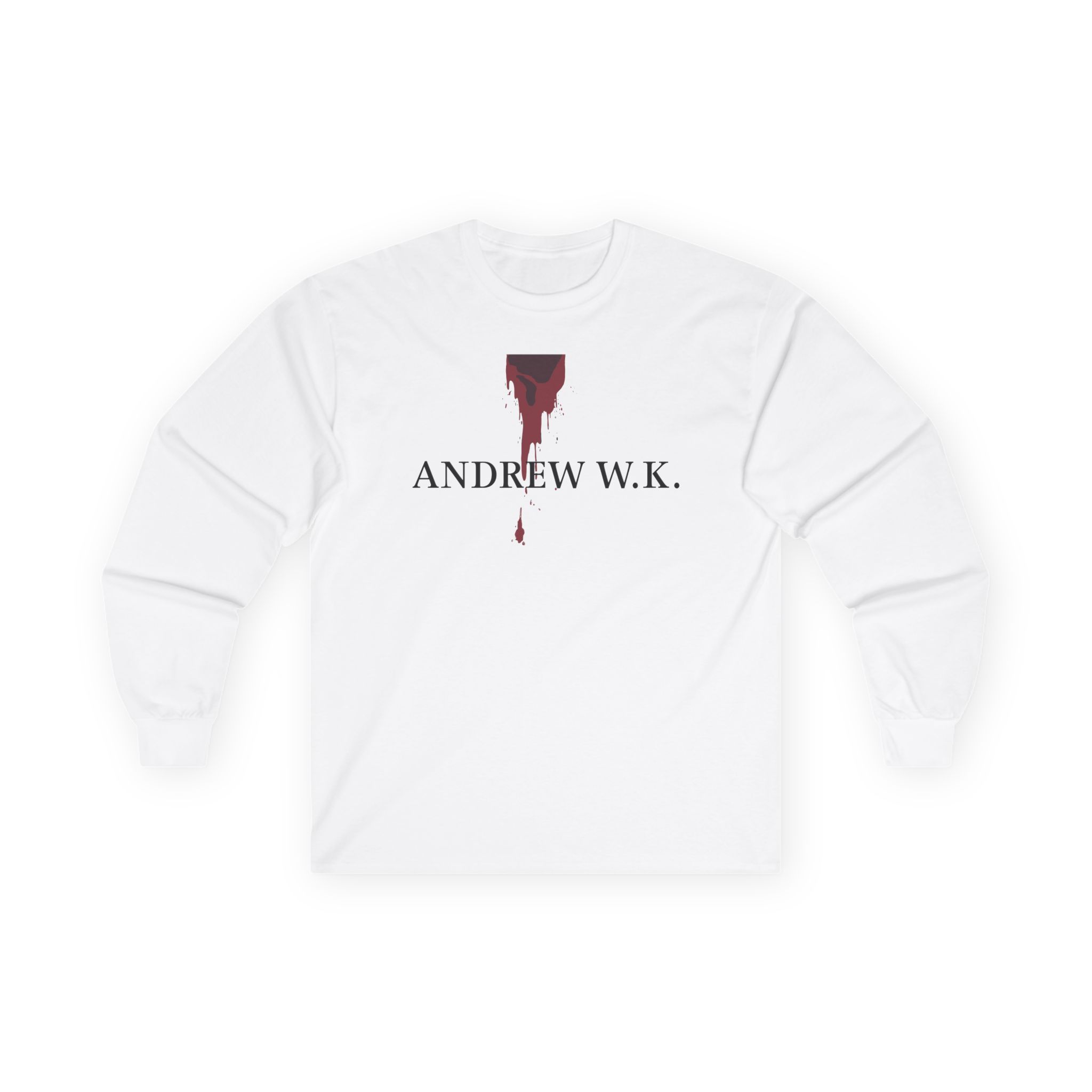 Andrew Wk I Get Wet Unisex Ultra Cotton Long Sleeve Tee