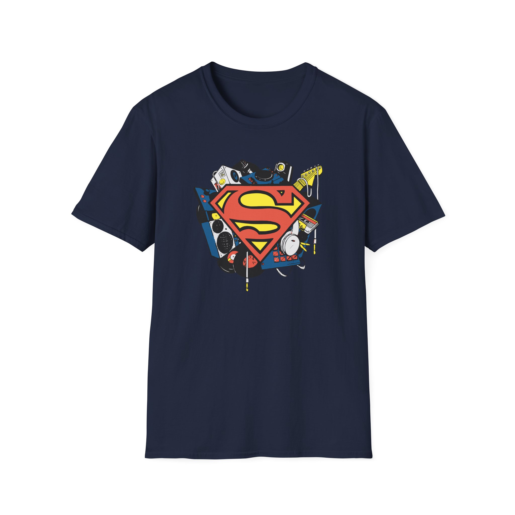Kaskade X Superman Musician Unisex Softstyle T-Shirt