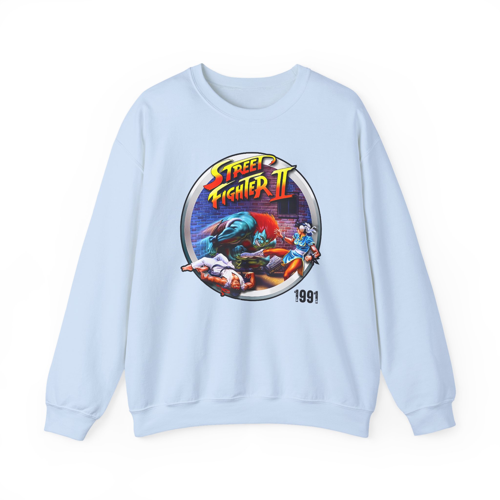 Ishowspeed Street Fighter Unisex Heavy Blendâ„¢ Crewneck Sweatshirt