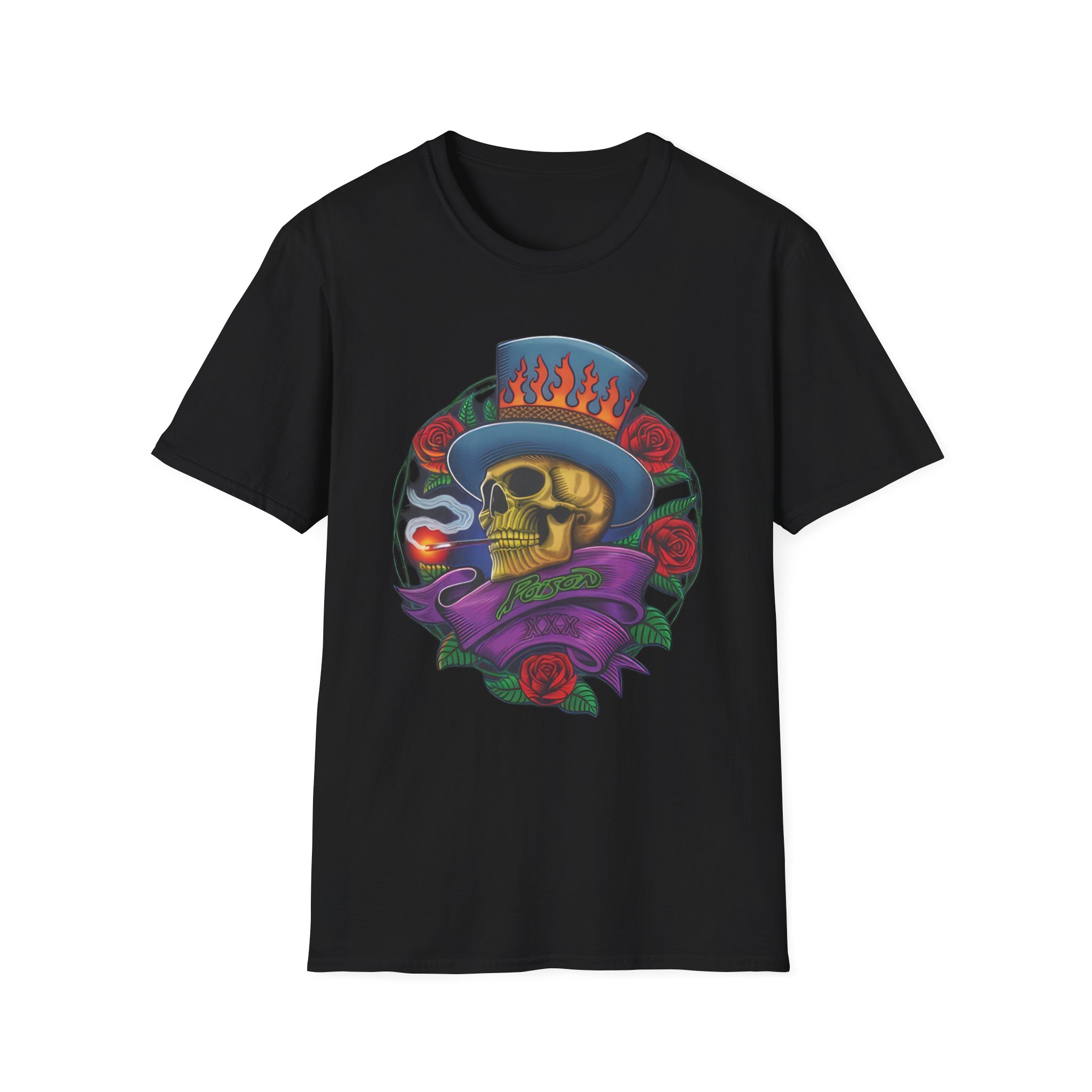 Poison Skull Unisex Softstyle T-Shirt