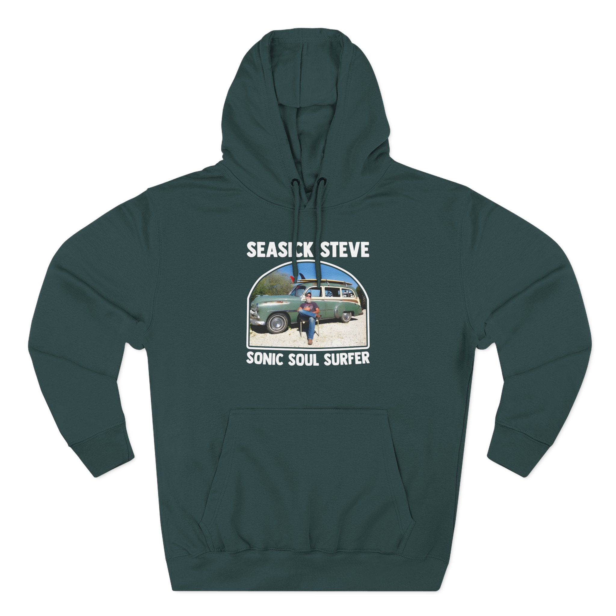 Seasick Steve Sonic Soul Surfer Three-Panel Fleece Hoodie