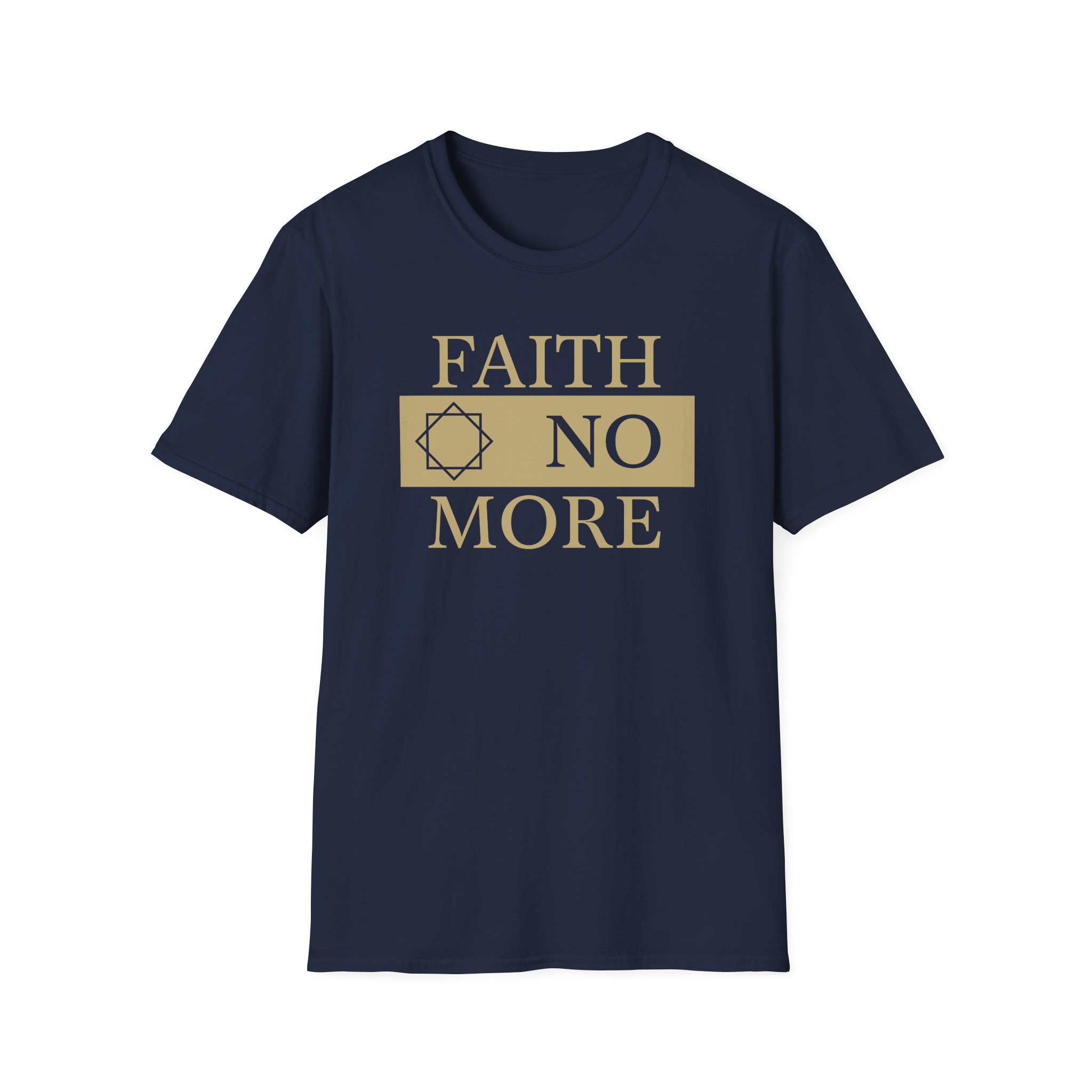 Faith No More Gold Logo Unisex Softstyle T-Shirt