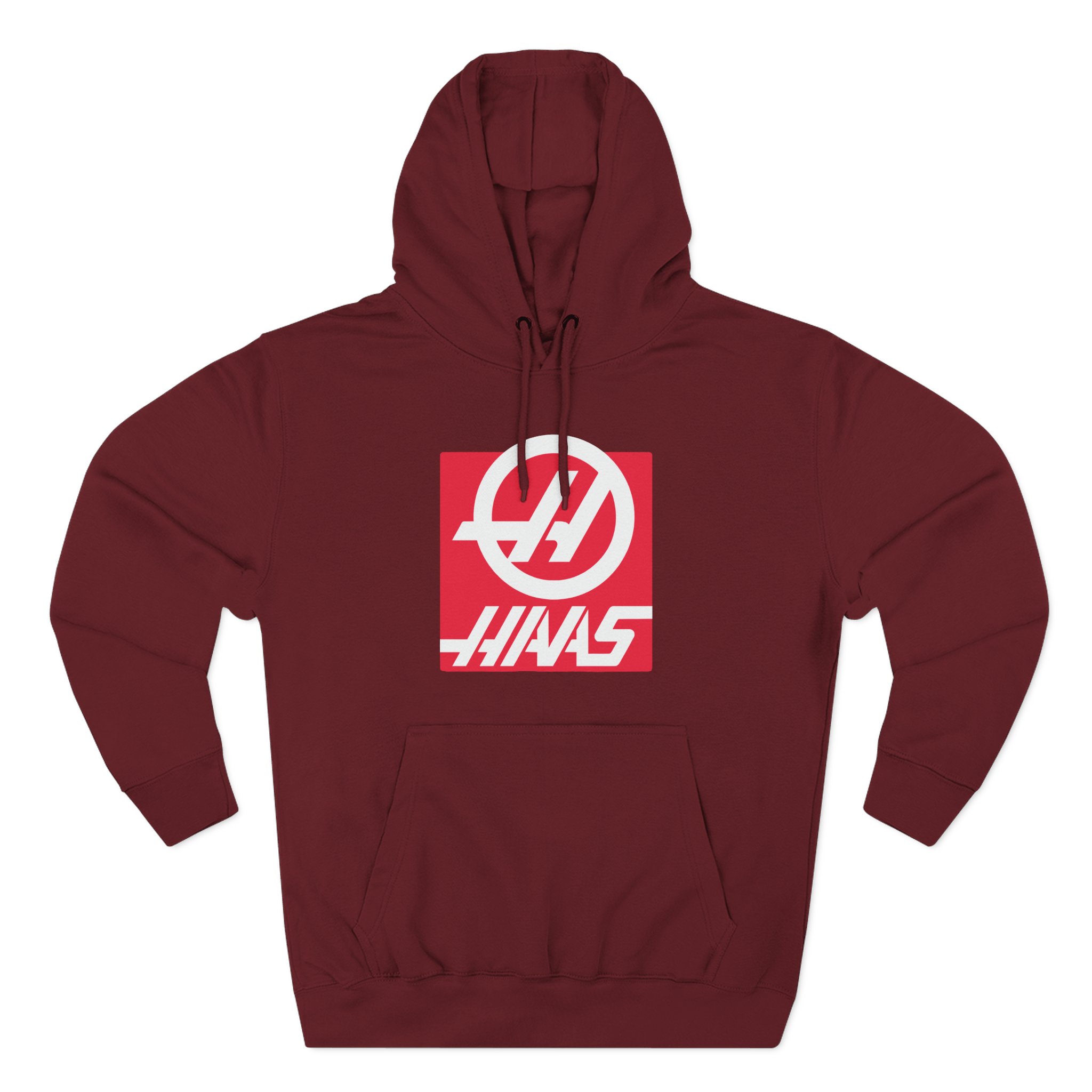 Haas F1 Three-Panel Fleece Hoodie
