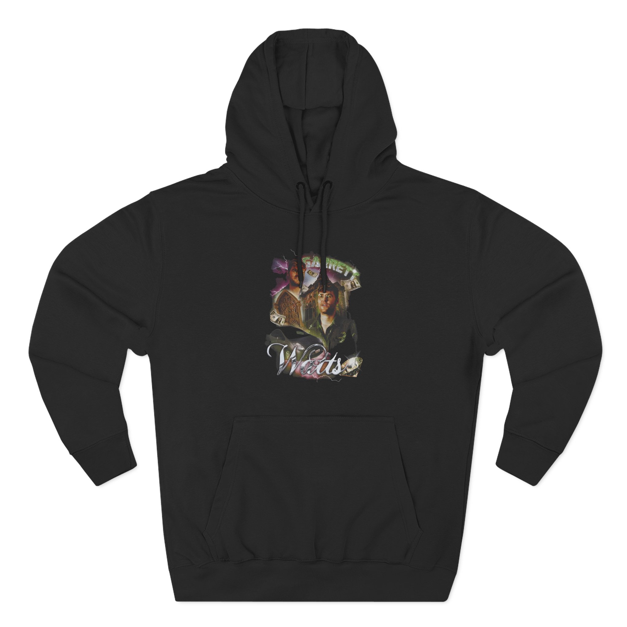 Garrett Watts Bootleg 90's Rap Three-Panel Fleece Hoodie