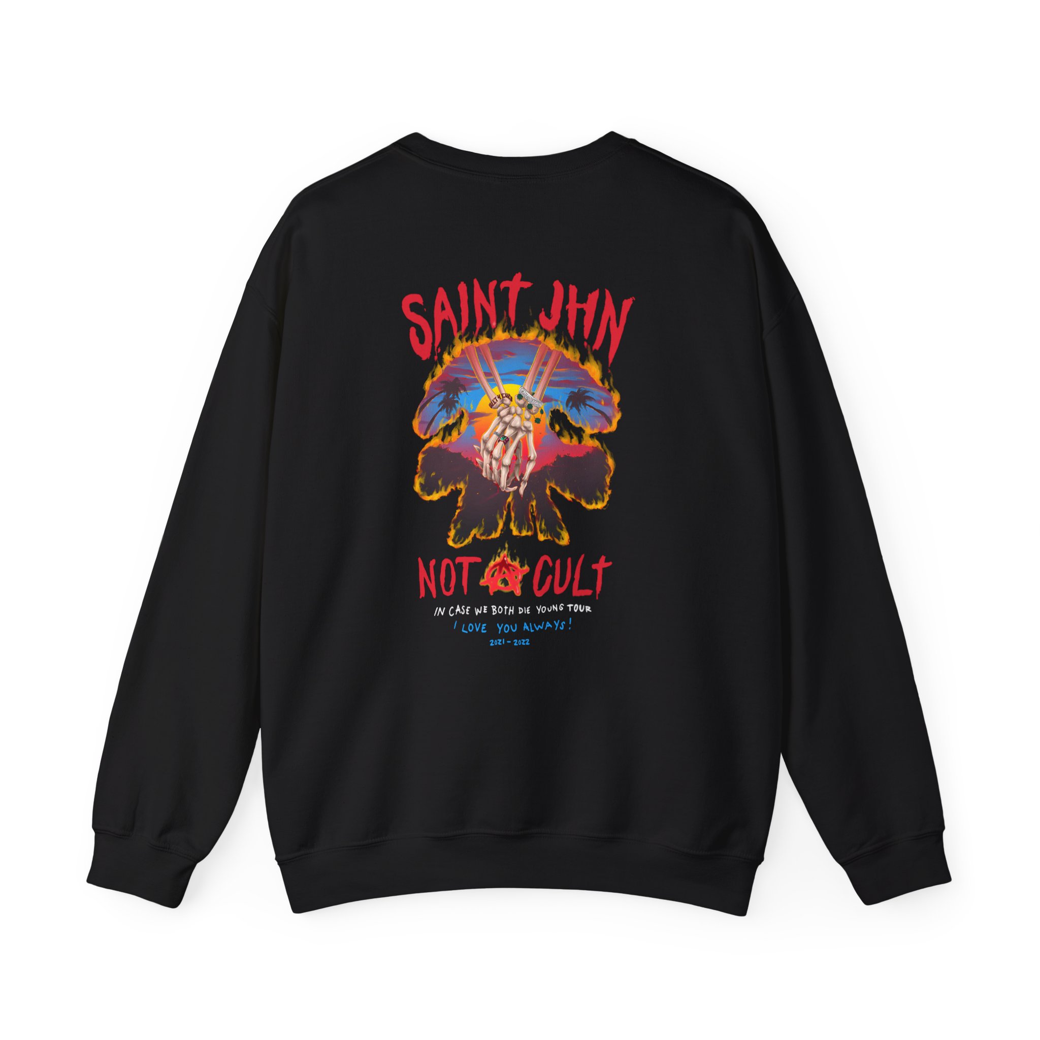 Saint Jhn Horse Stampede Unisex Heavy Blendâ„¢ Crewneck Sweatshirt