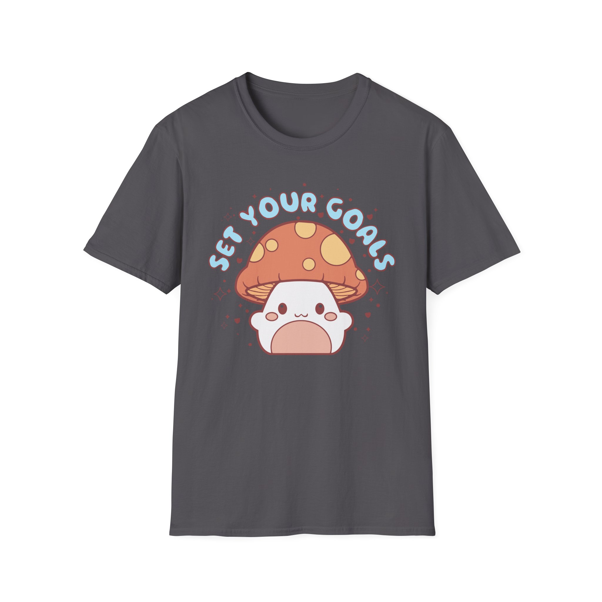 Set Your Goals Shroom Unisex Softstyle T-Shirt