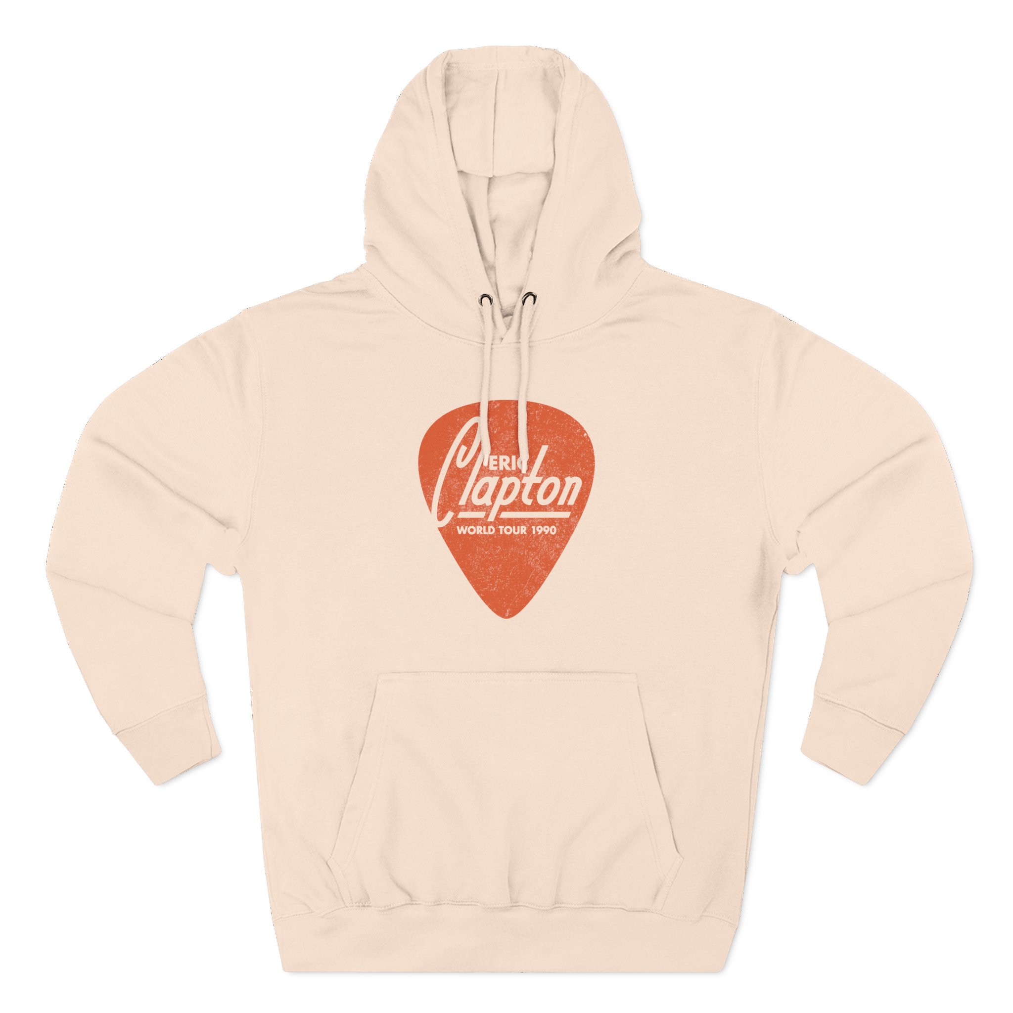 Eric Clapton Guitar Pick Three-Panel Fleece Hoodie
