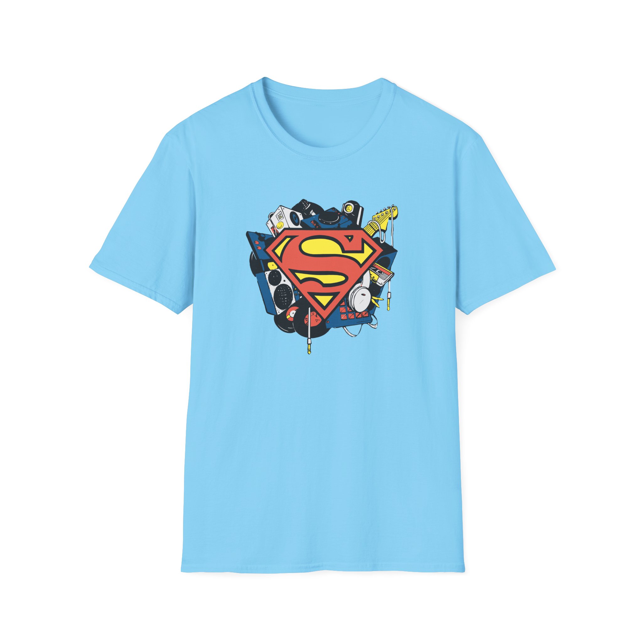 Kaskade X Superman Musician Unisex Softstyle T-Shirt