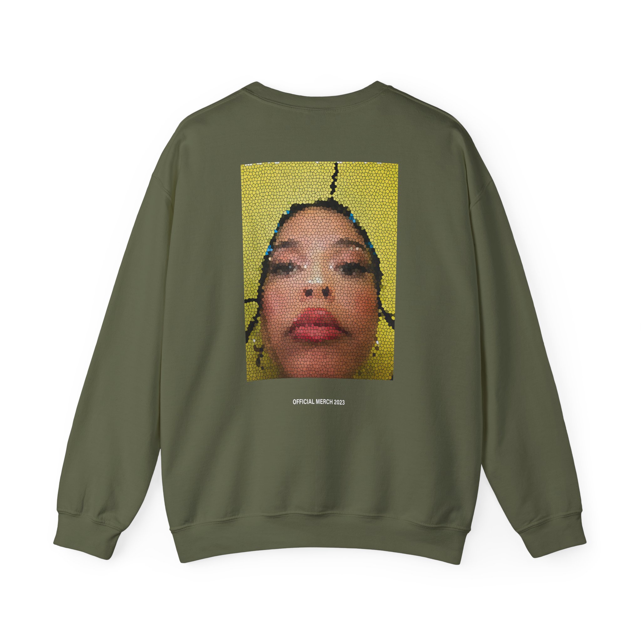 Nina Chuba Mosaic Unisex Heavy Blendâ„¢ Crewneck Sweatshirt