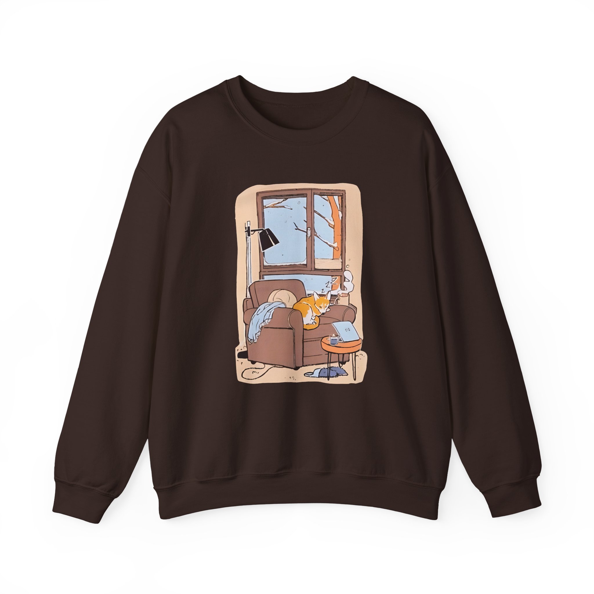 Dan and Phil Cozy Browsing Unisex Heavy Blendâ„¢ Crewneck Sweatshirt