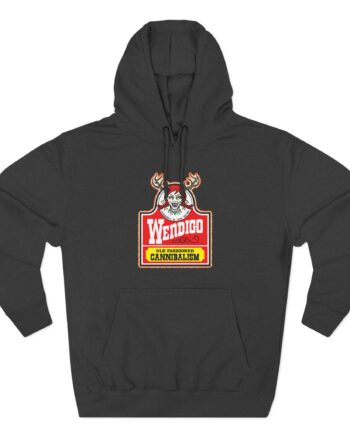 Wendigo Old Fashioned Cannibalism Three-Panel Fleece Hoodie